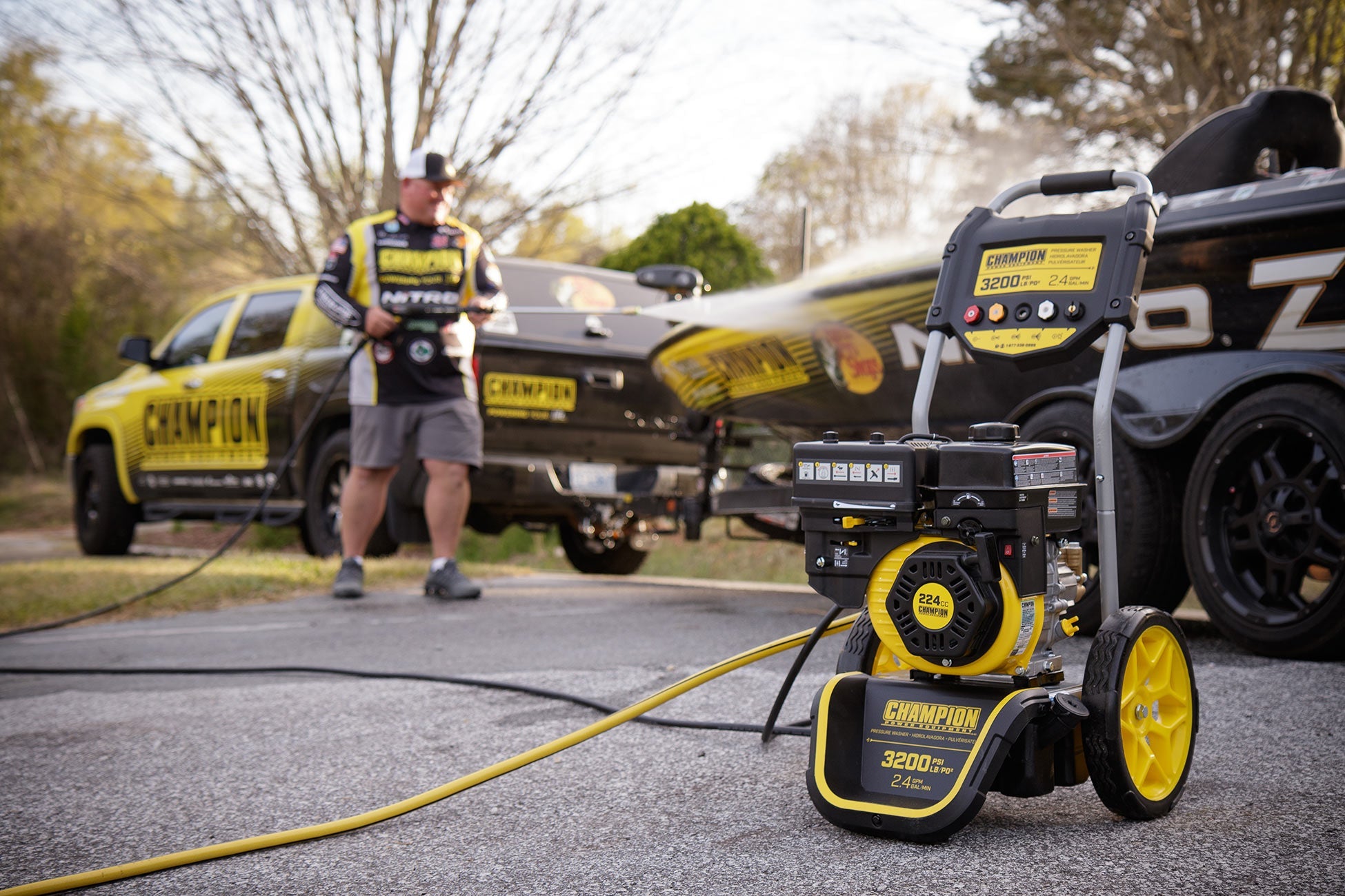 Champion Petrol Pressure Washer 220 Bar (3200 PSI) 9.0 LPM - Bimson Power