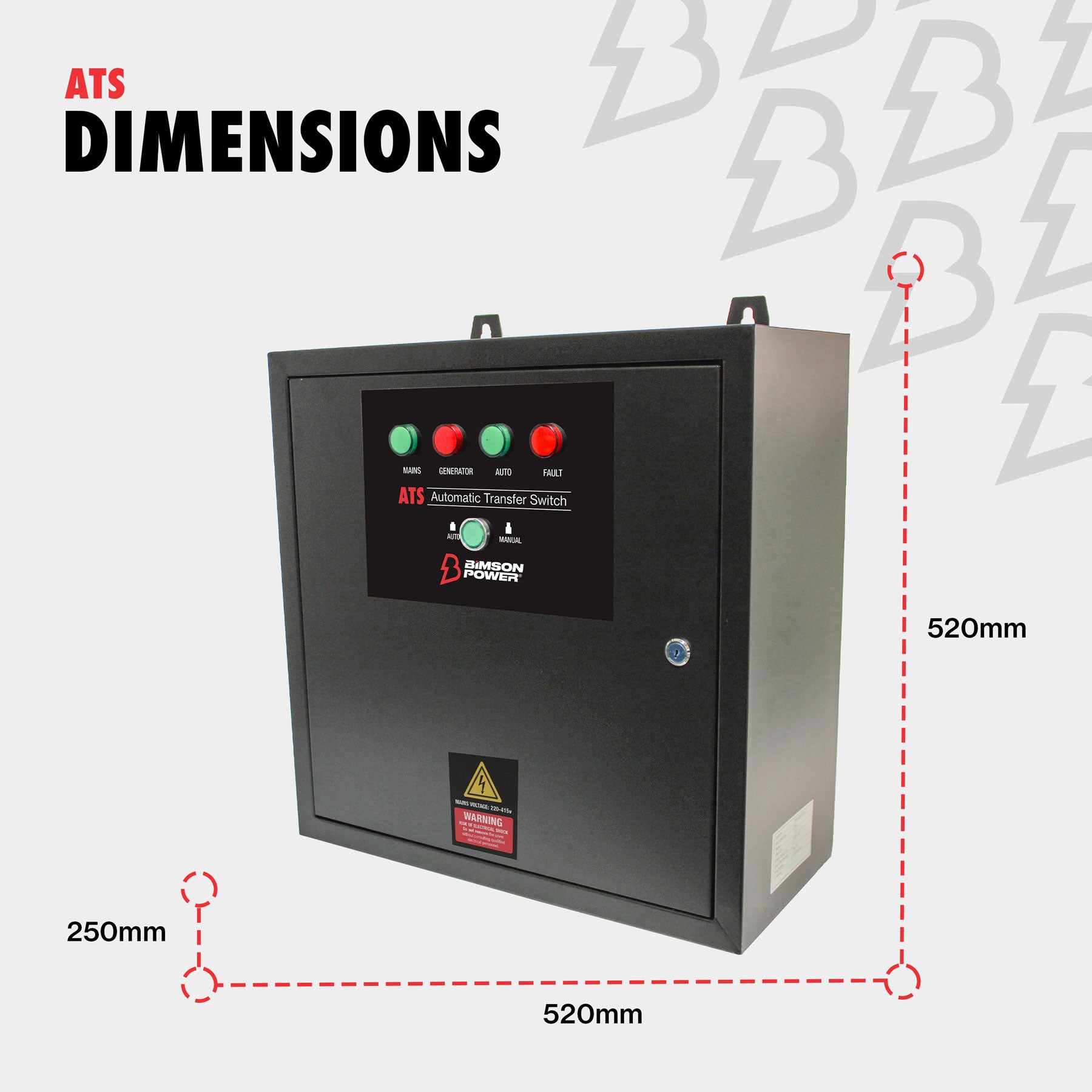 ATS - Automatic Transfer Switch (for Petrol Generators)