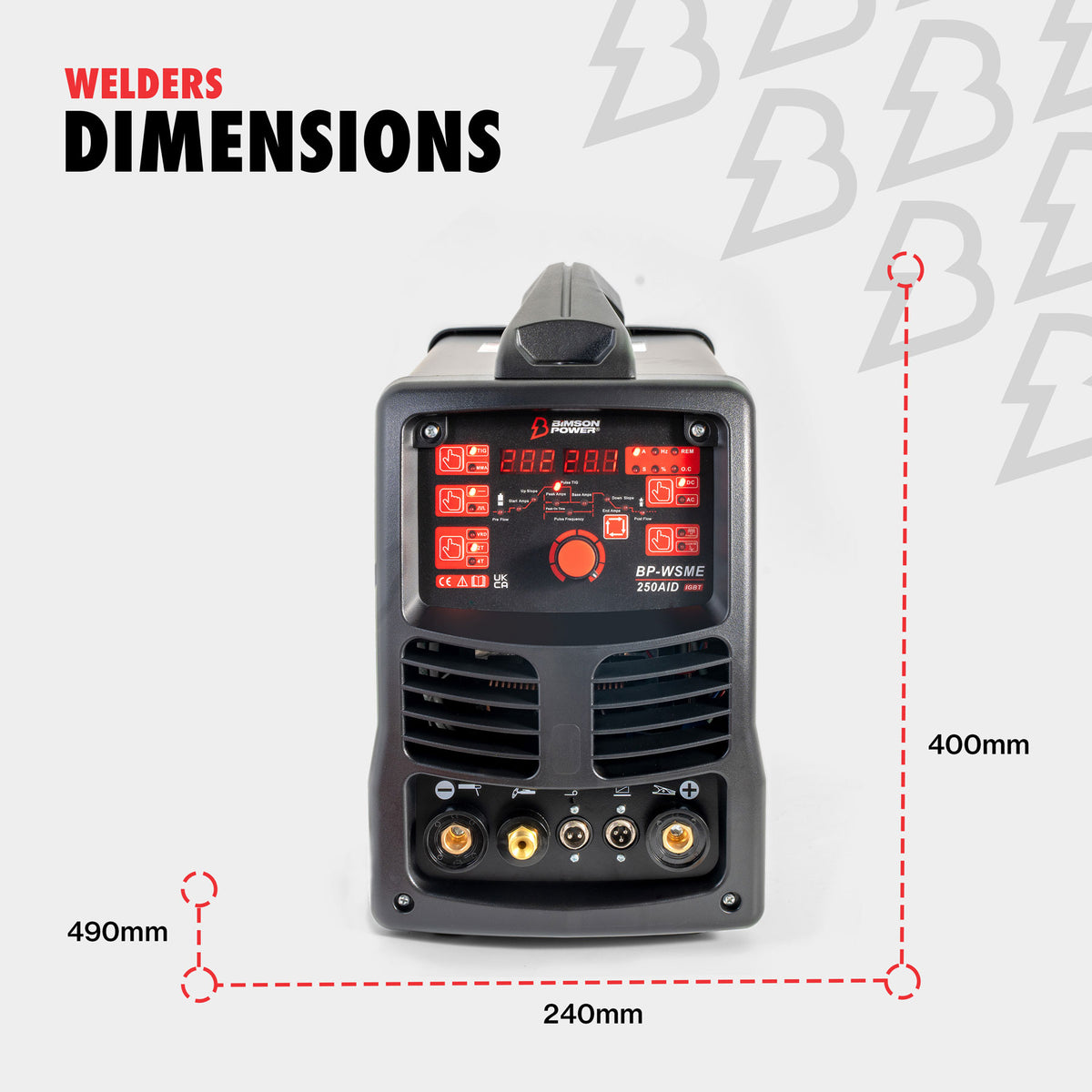 IGBT AC/DC MMA PULSE TIG Inverter Welder 250A