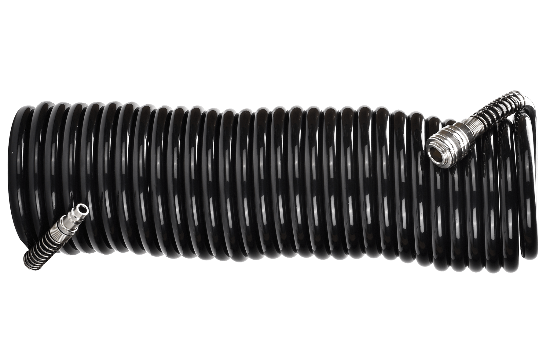 10m Coiled Air Hose 1/4 BSP