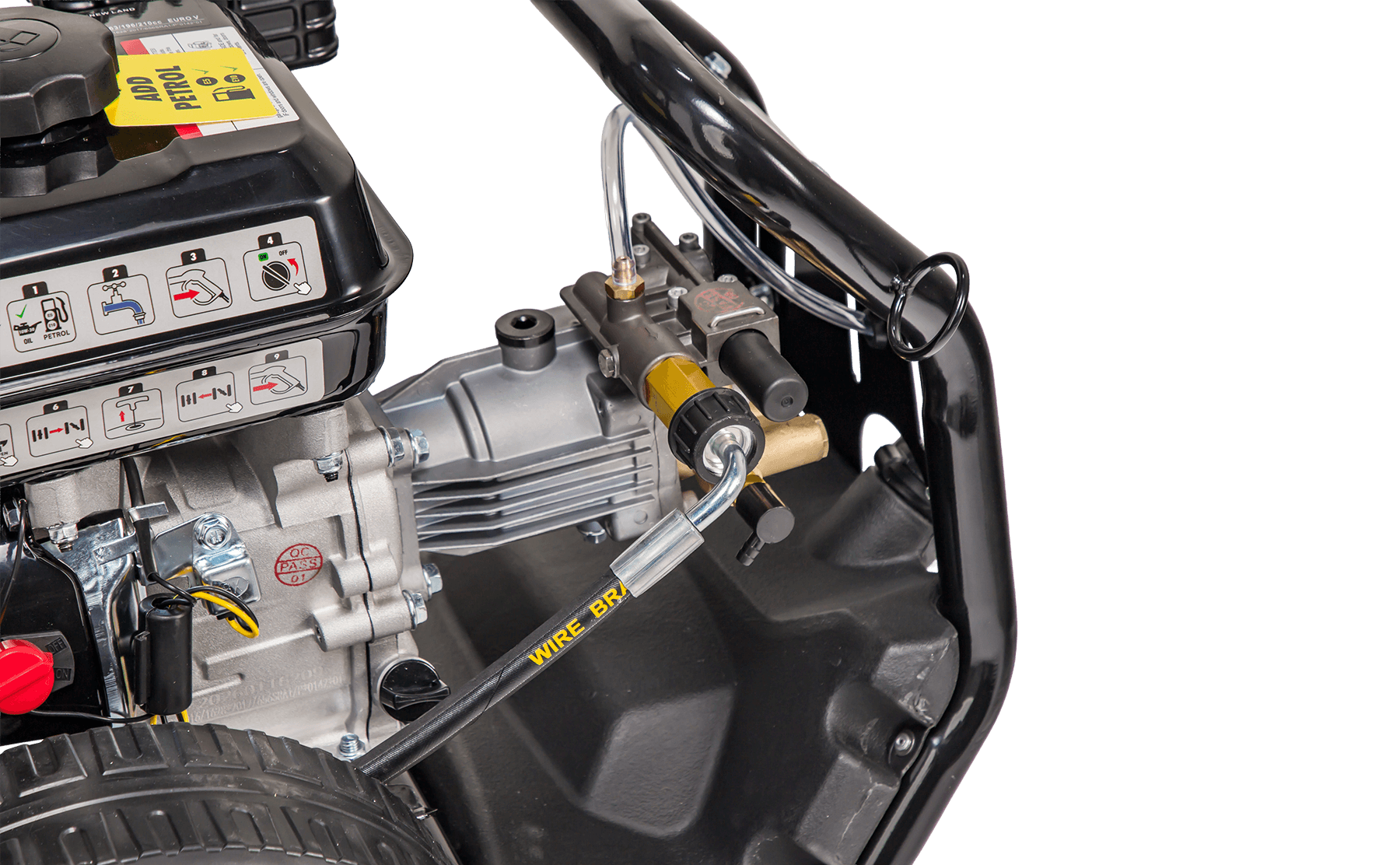 Bimson Power Petrol Pressure Washer 200 Bar (2900 PSI) 9 LPM - 30m hose