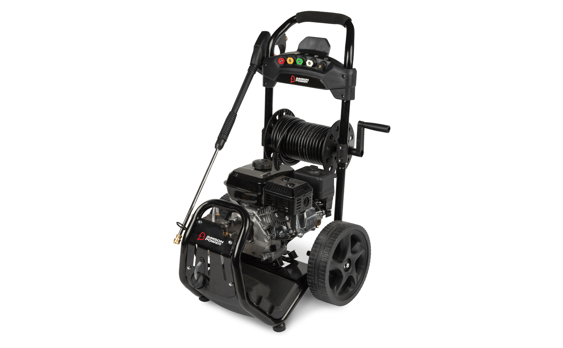 Bimson Power Petrol Pressure Washer 200 Bar (2900 PSI) 9 LPM - 30m hose