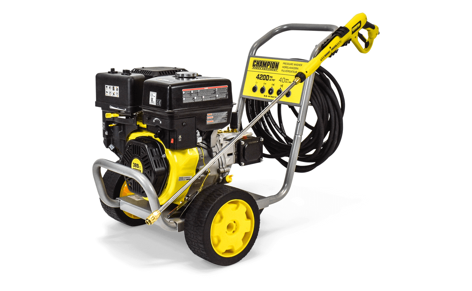 Champion Petrol Pressure Washer 289 Bar (4200 PSI) 15.1 LPM - Bimson Power