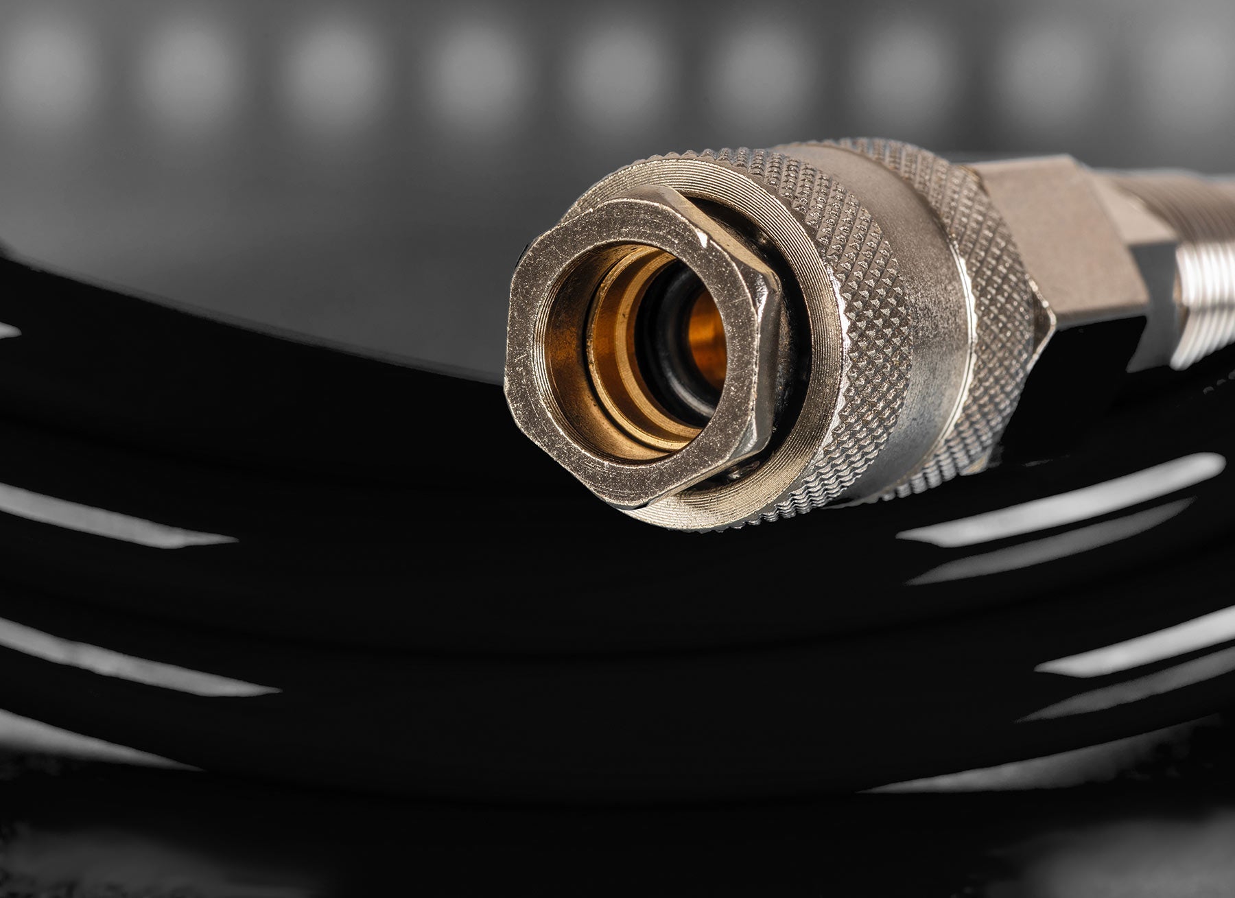 10m Coiled Air Hose 1/4 BSP