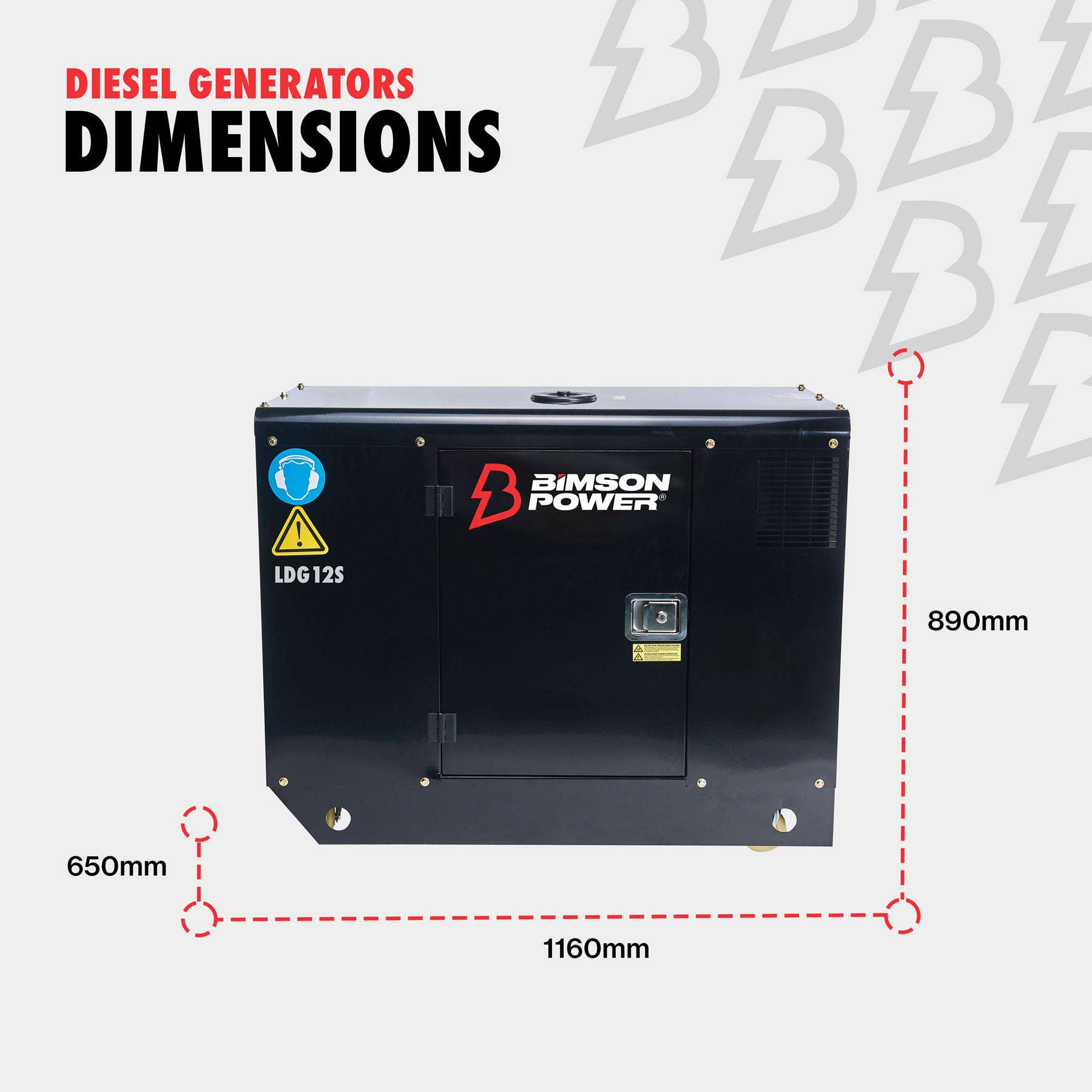 Bimson Power 12.5 kVa Diesel Generator 3 Phase - Bimson Power