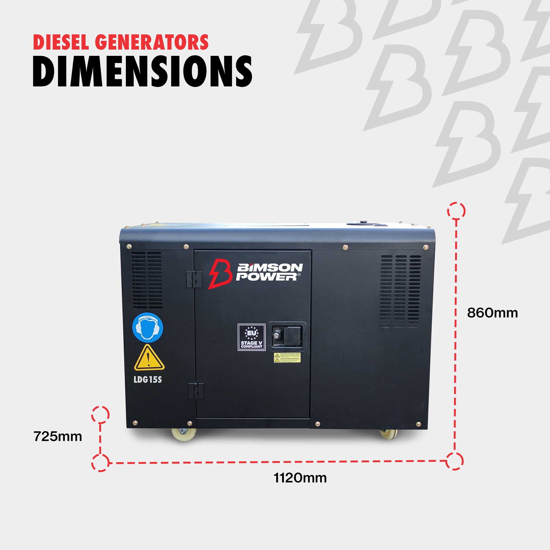 Bimson Power 15 kVa Diesel Generator 3 Phase - Bimson Power