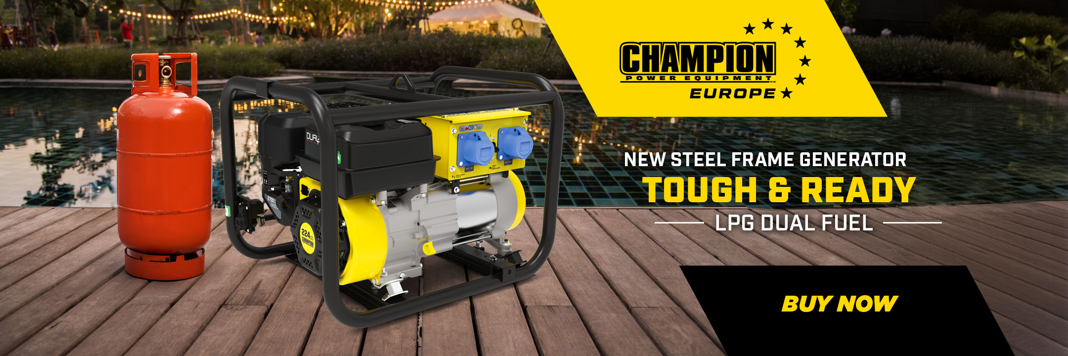 New Steel Frame Tough and Ready Generator