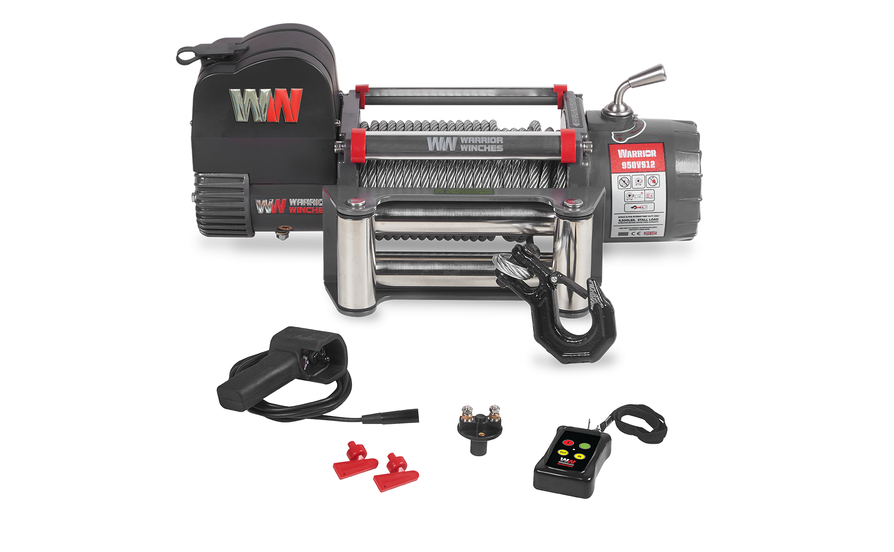 Samurai 8000 Electric Winch - 12v Steel Rope