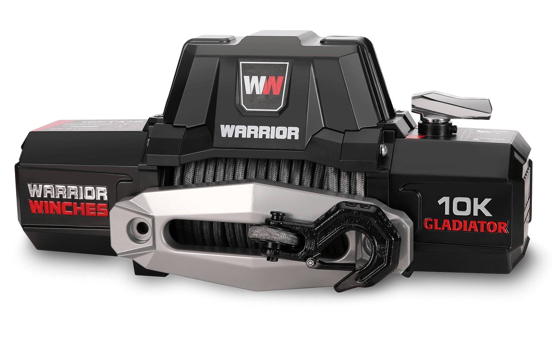 Gladiator F-Type 10000 Electric Winch - 12v Synthetic Rope - Bimson Power