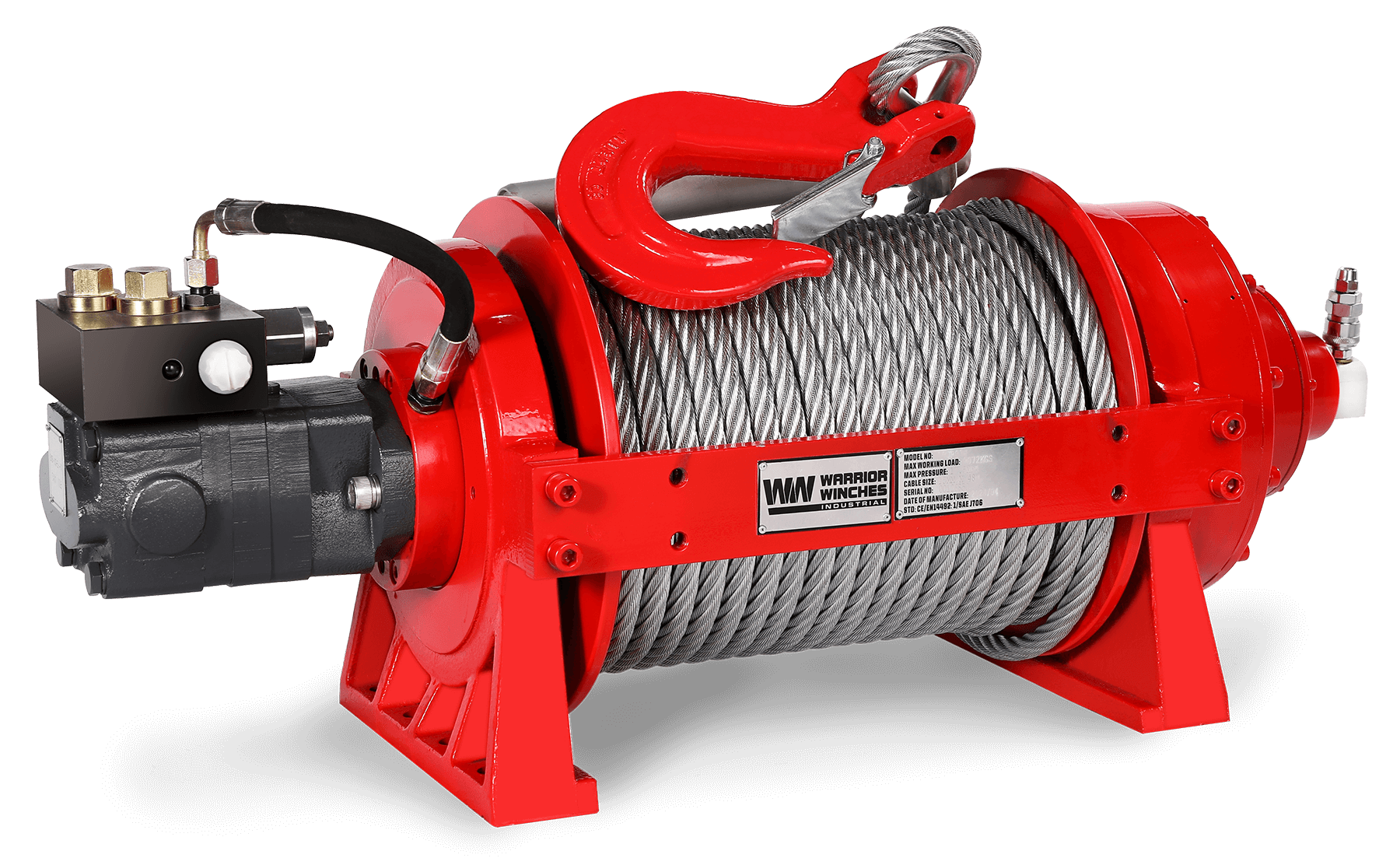JR 10 Tonne Industrial Hydraulic Winch - Bimson Power