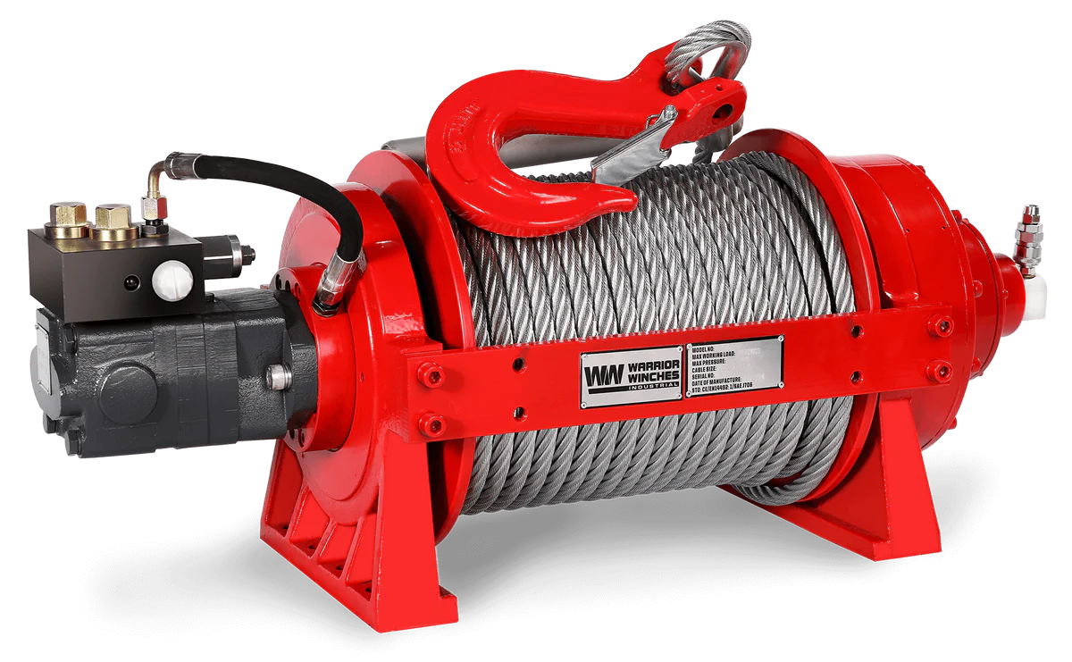 JR10 22,000lb (10 Ton) Industrial Hydraulic Winch