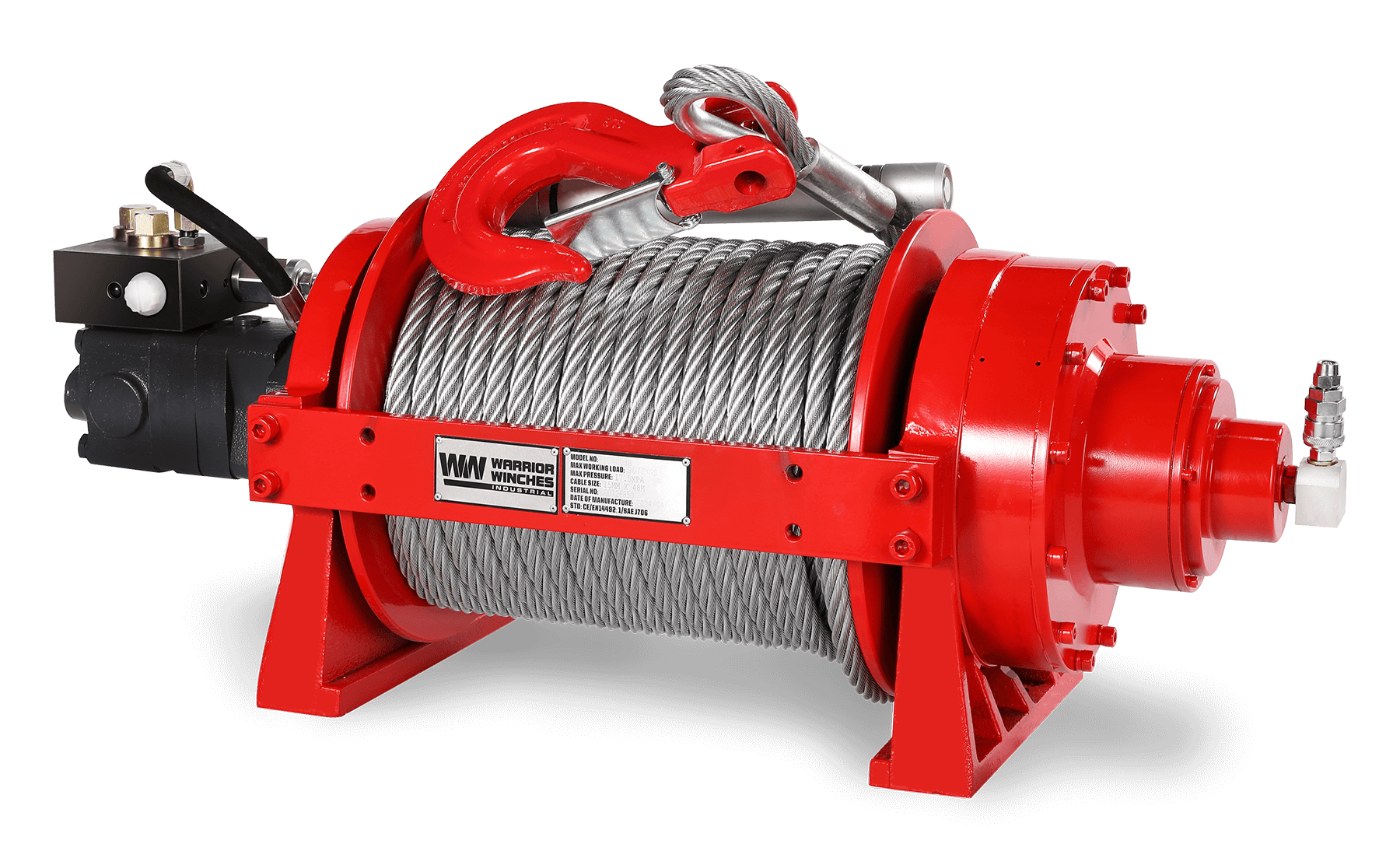 JR 10 Tonne Industrial Hydraulic Winch - Bimson Power