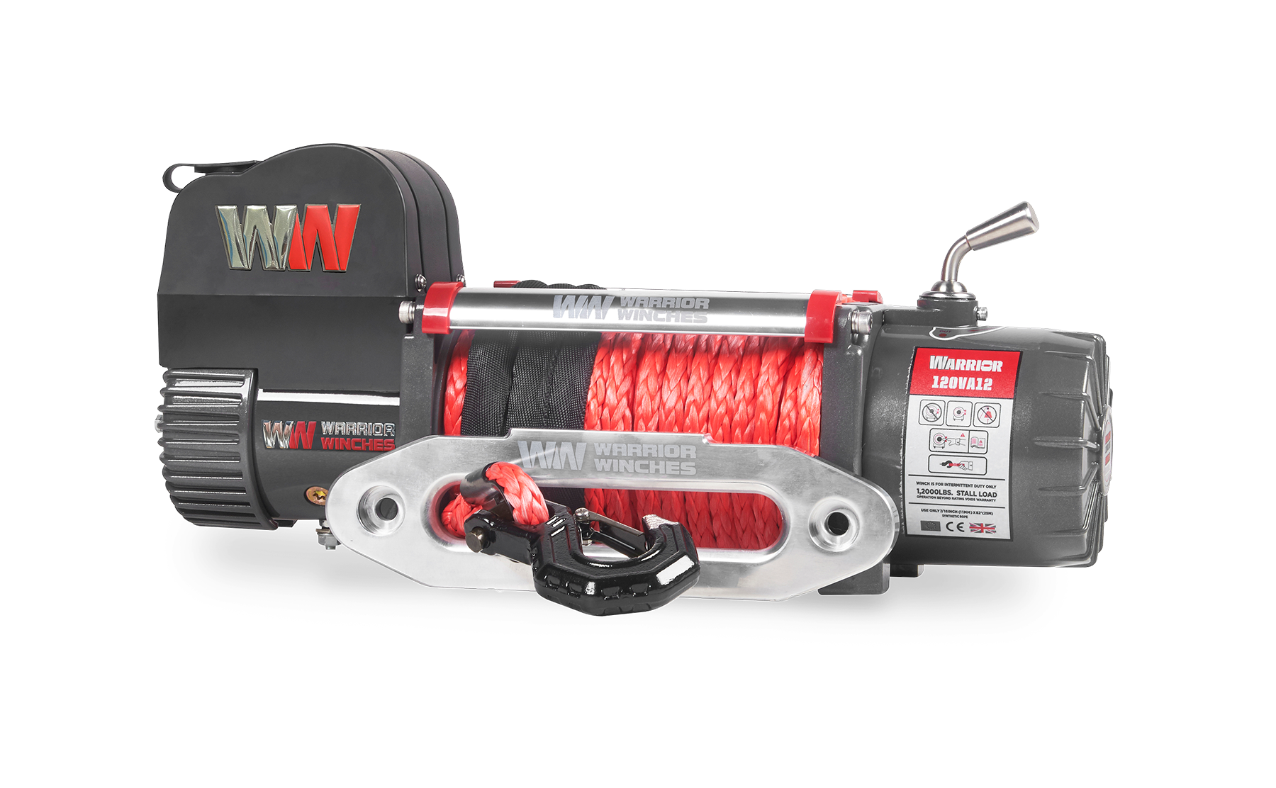 Samurai 12000 Electric Winch - 24v Synthetic Rope - Bimson Power