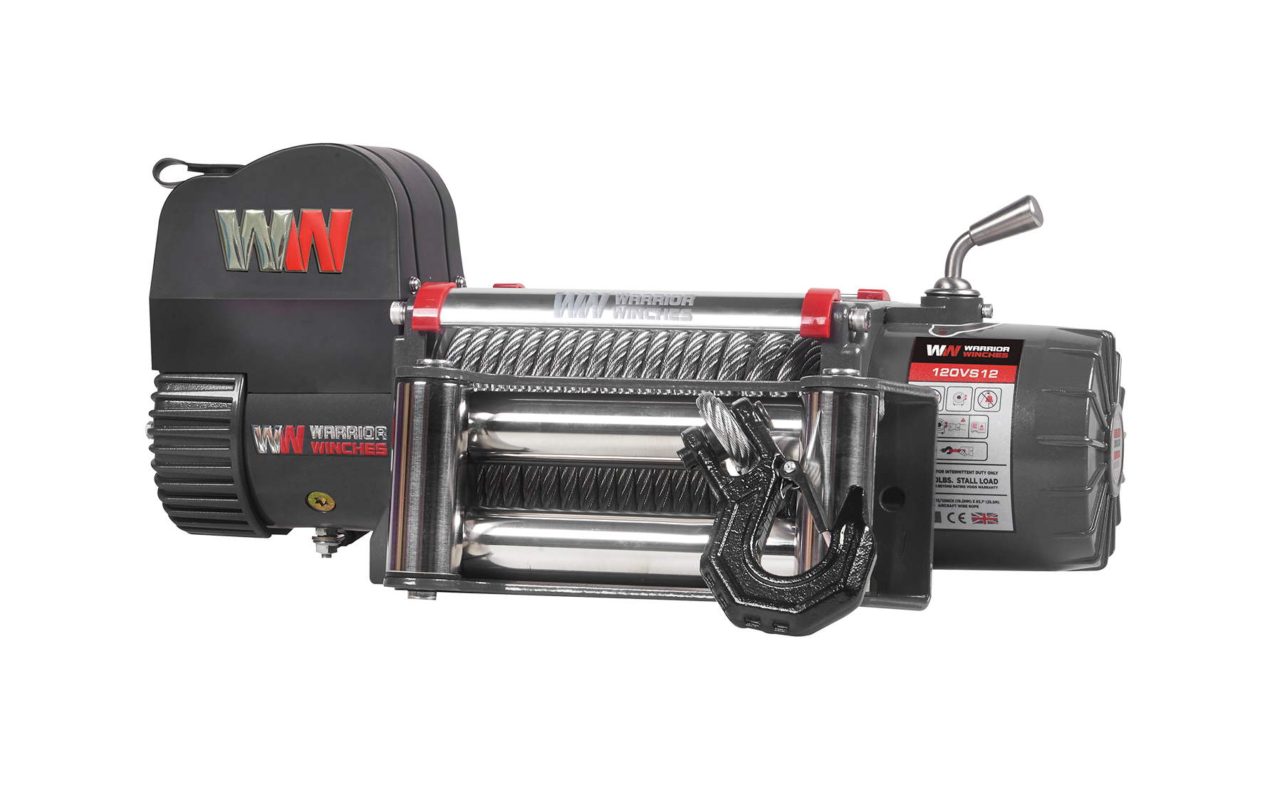Samurai 12000 Electric Winch - 12v Steel Rope