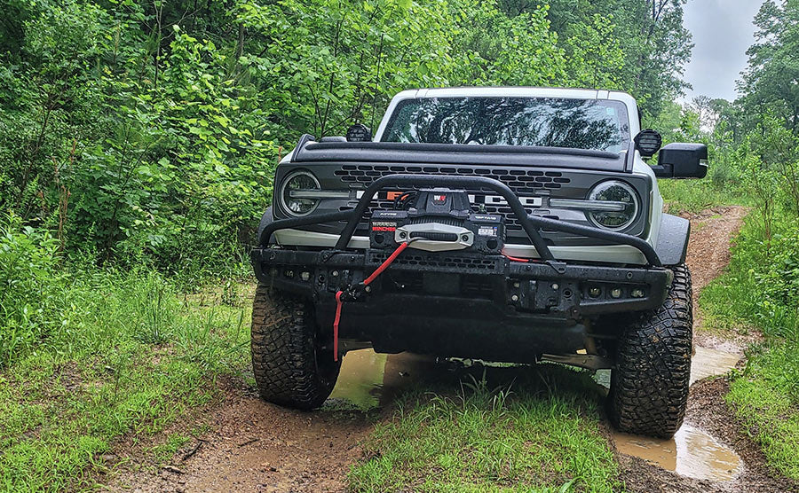 Gladiator F-Type 12500 Electric Winch - 12v Synthetic Rope