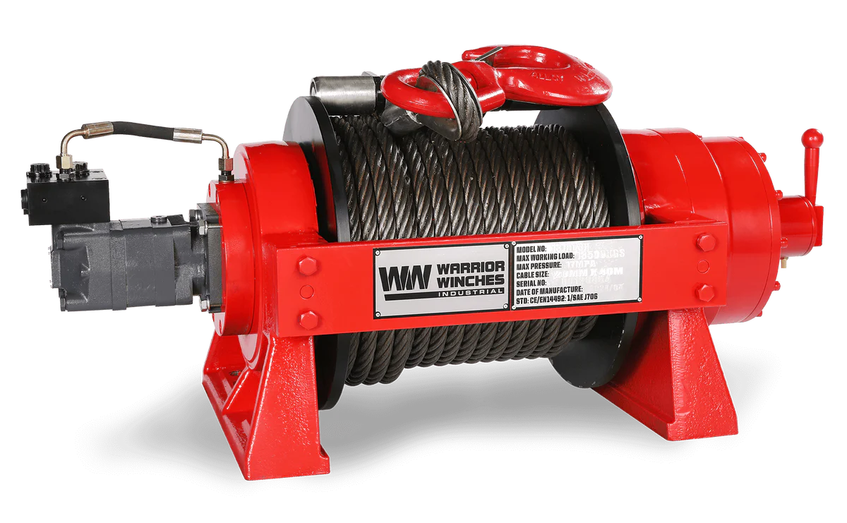 JR13 29,700lb (13.5 Ton) Industrial Hydraulic Winch