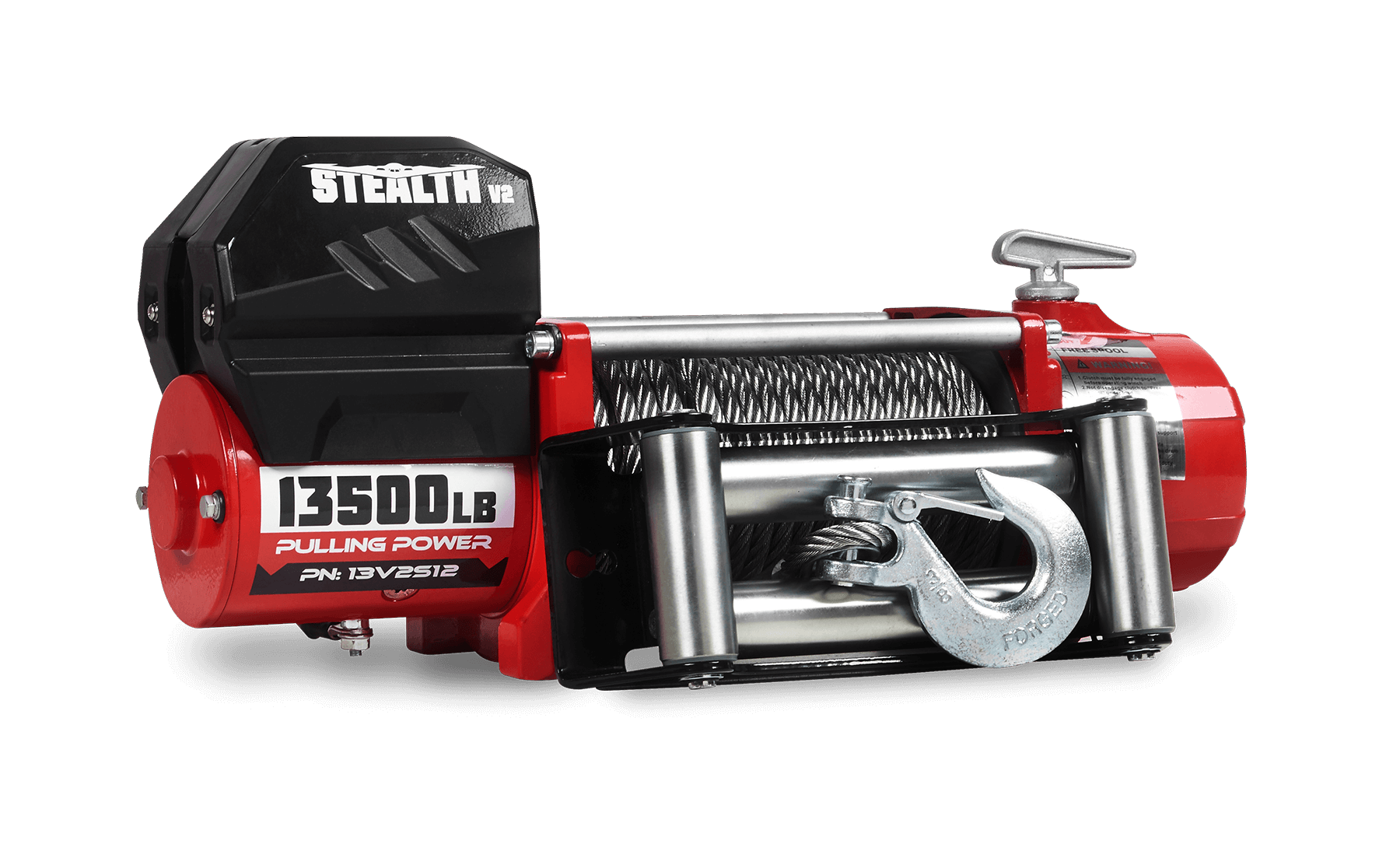 Stealth 13500lb Winch - 24v Steel Rope - Bimson Power