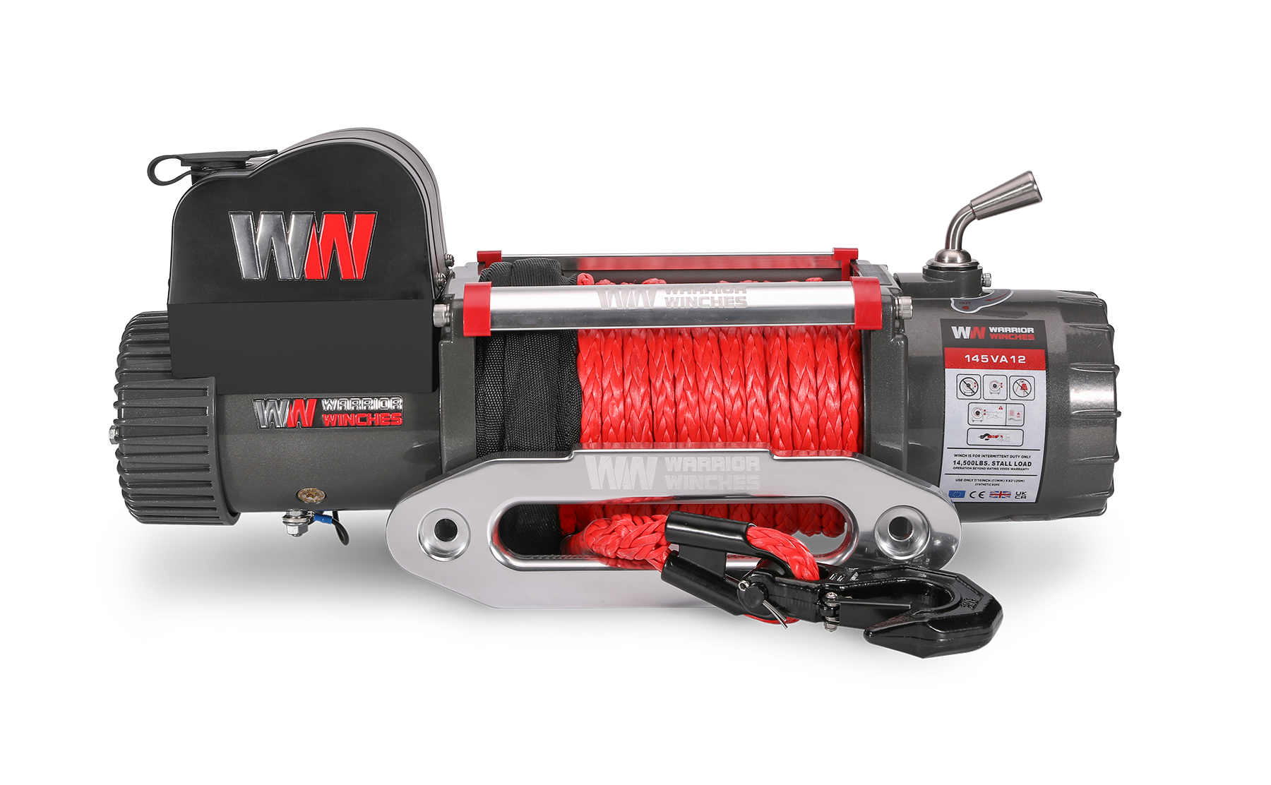 Samurai 14500 Electric Winch - 12v Synthetic Rope