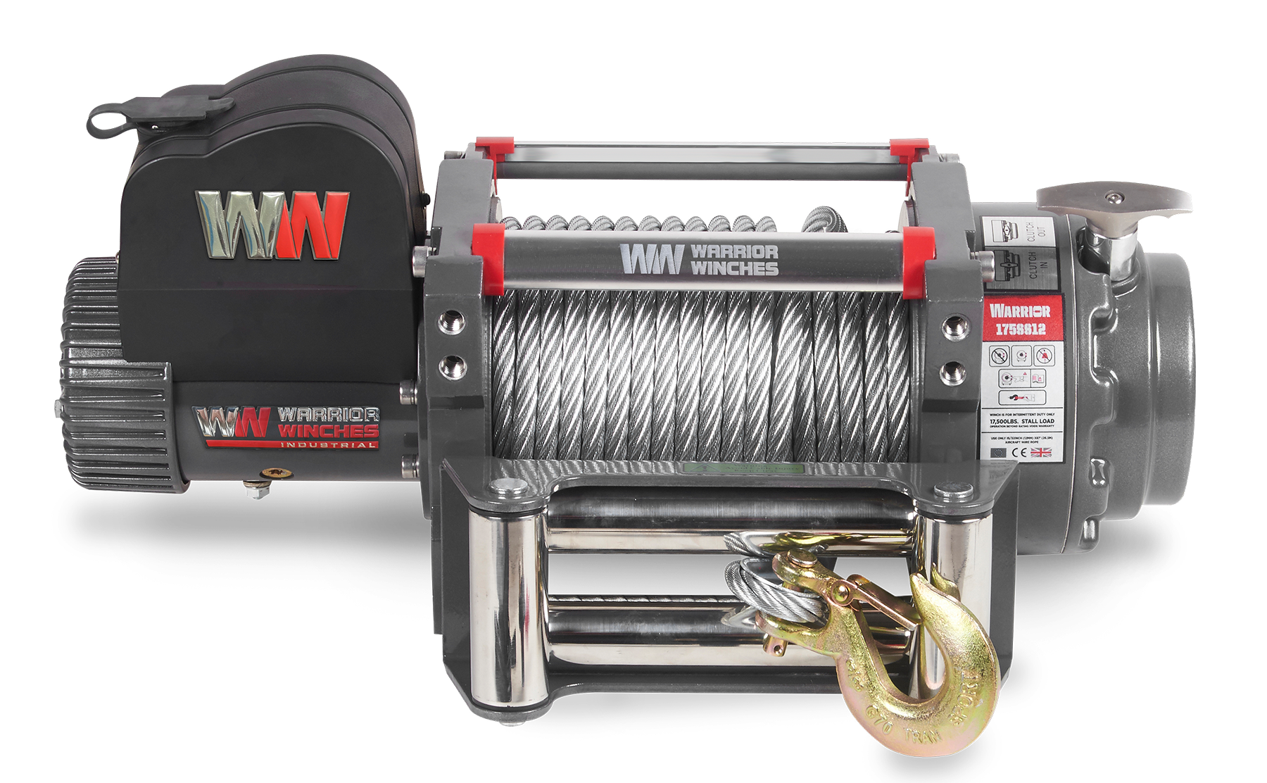 Samurai 17500 Electric Winch - 24v Steel Rope - Bimson Power