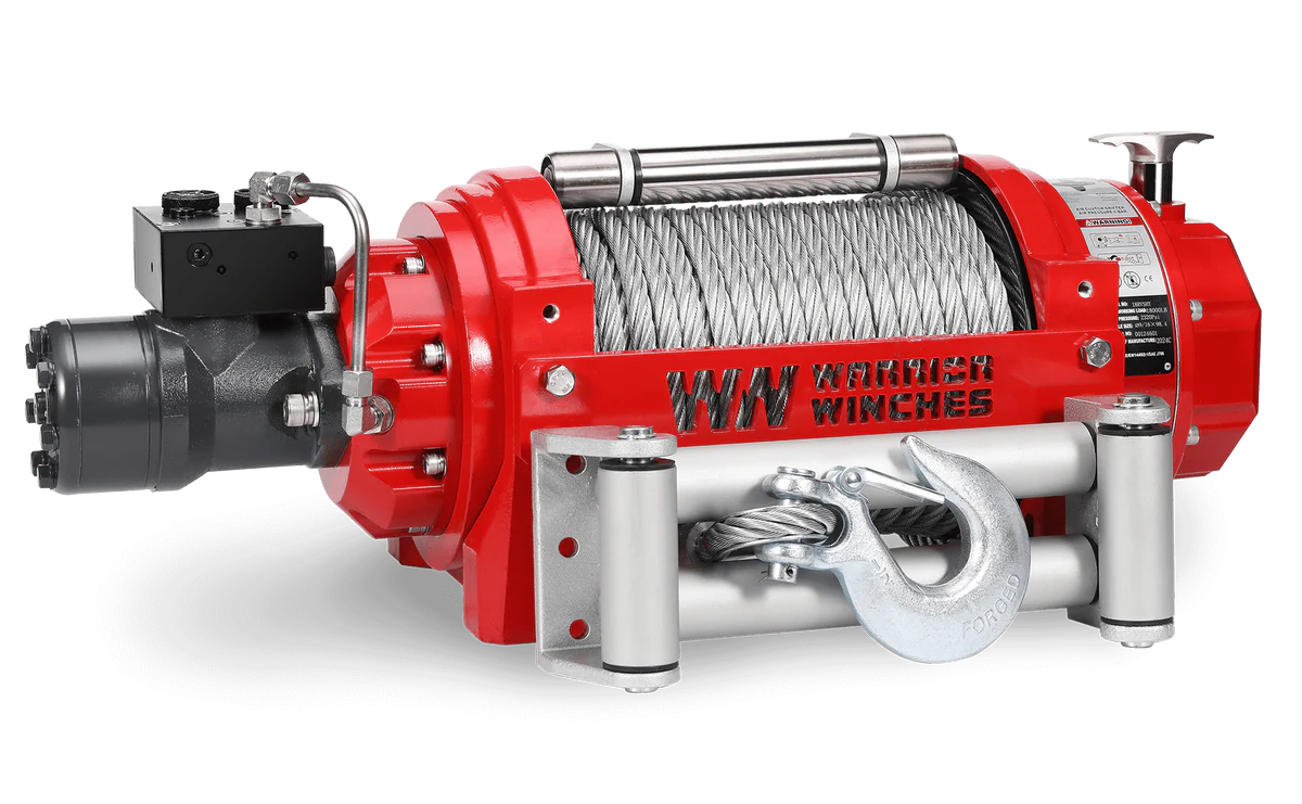 Warrior RV18000 8.1 Tonne Hydraulic Winch