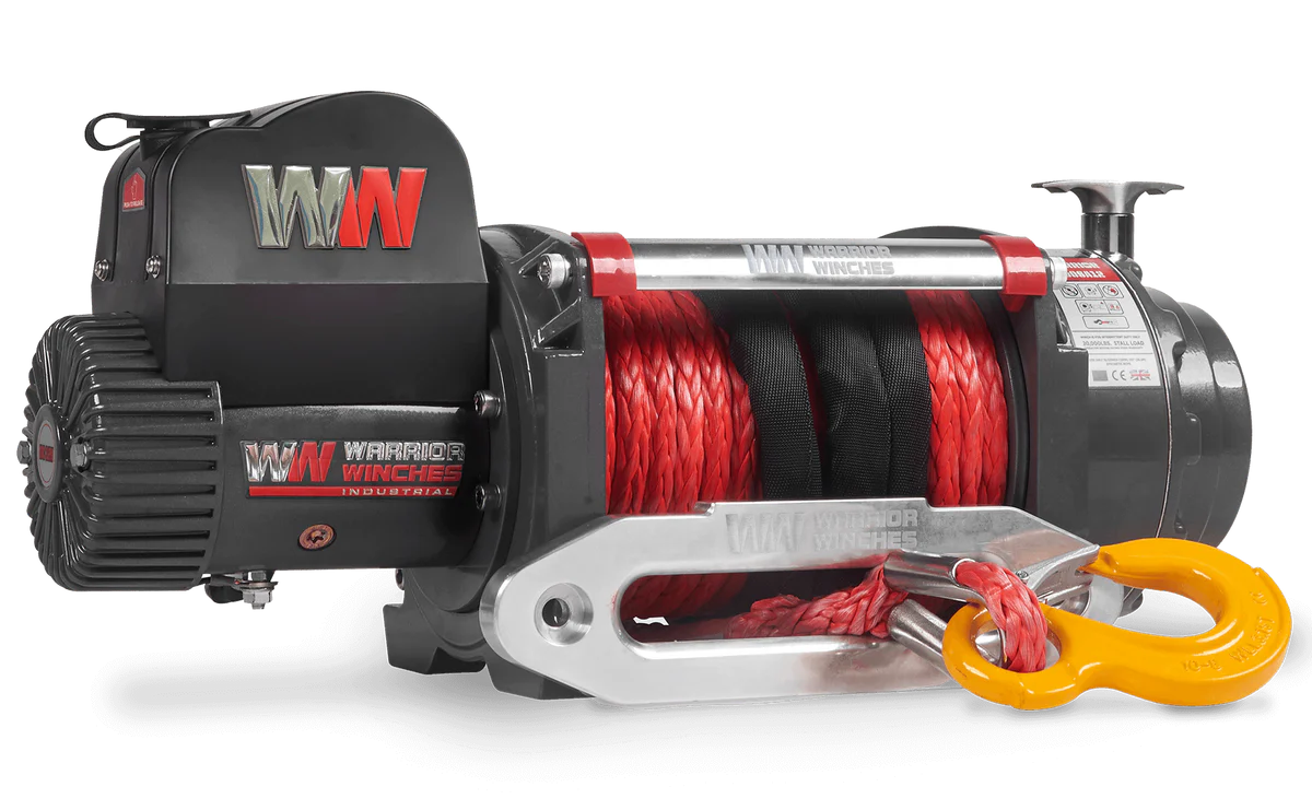 Warrior Samurai 20000lb Winch - 24v Synthetic Rope