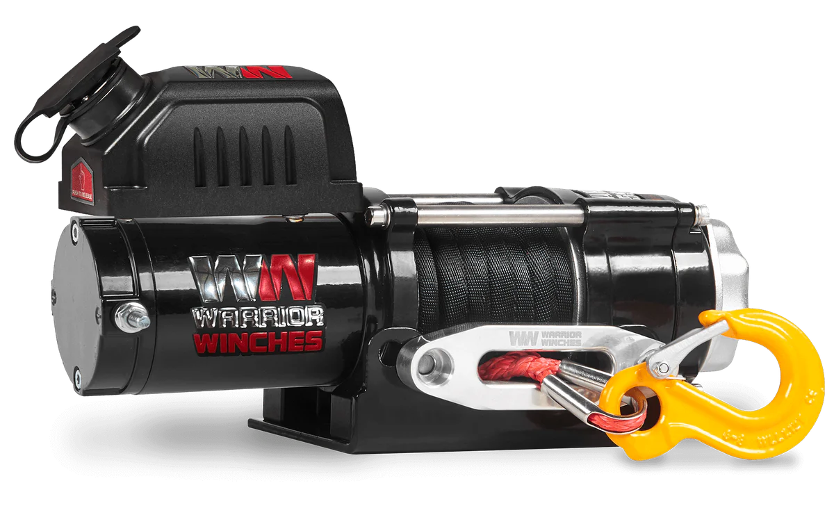 Warrior Ninja 2500lb Winch - 12v Synthetic Rope