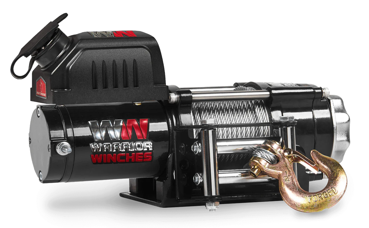 Warrior Ninja 2500lb Winch - 12v Steel Rope