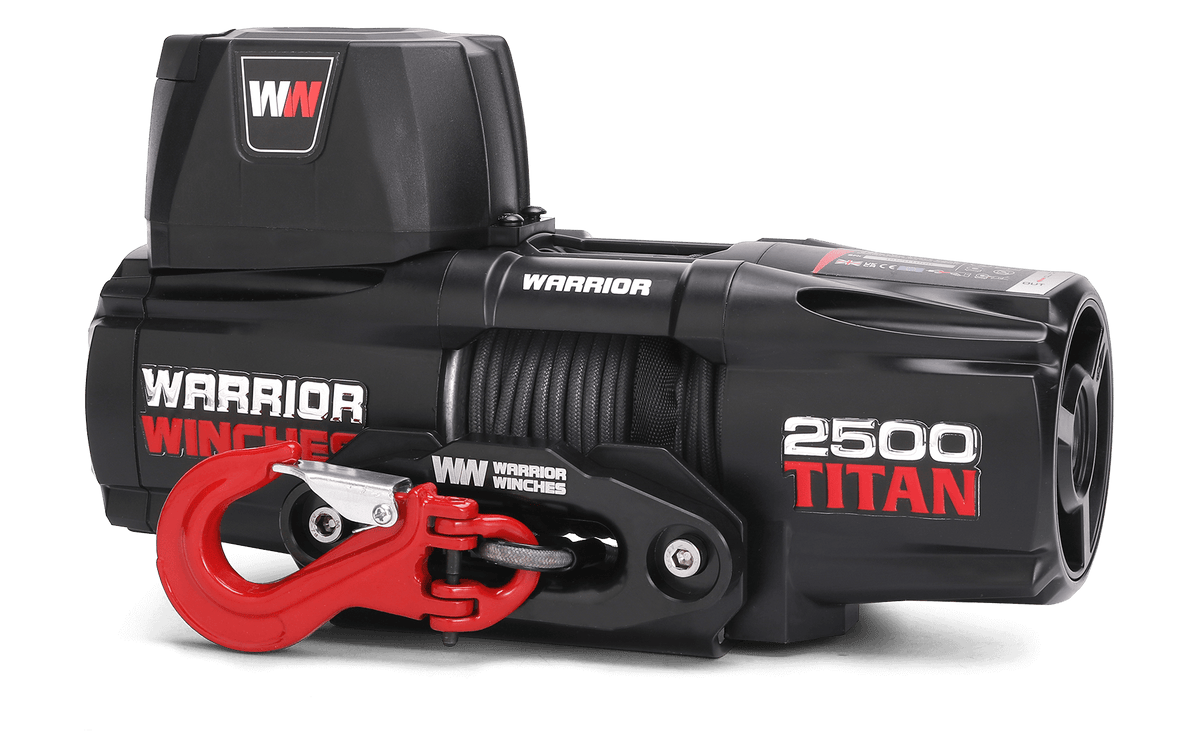 Titan 2500 Electric Winch - 12v Synthetic Rope - Bimson Power