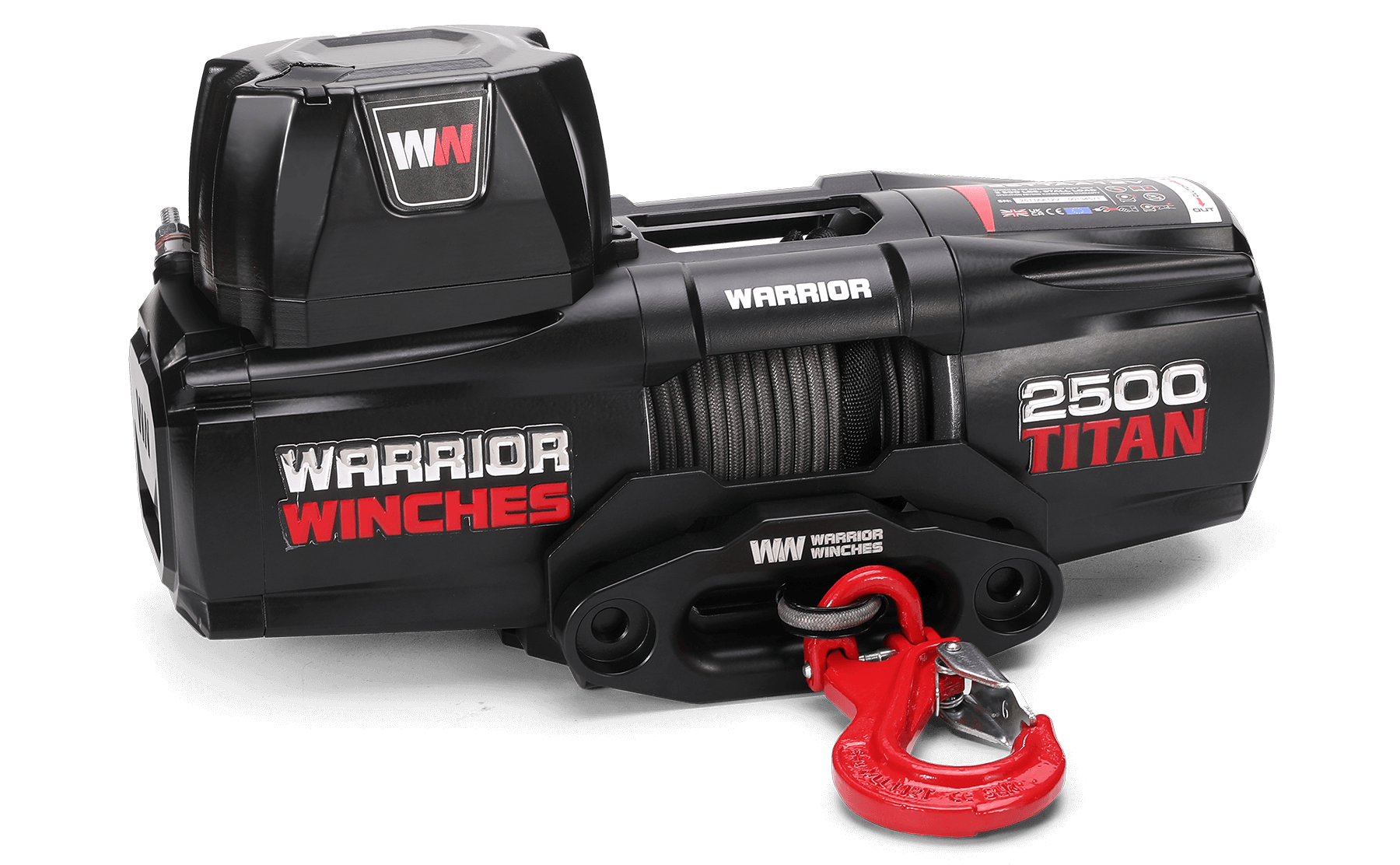 Titan 2500 Electric Winch - 12v Synthetic Rope - Bimson Power