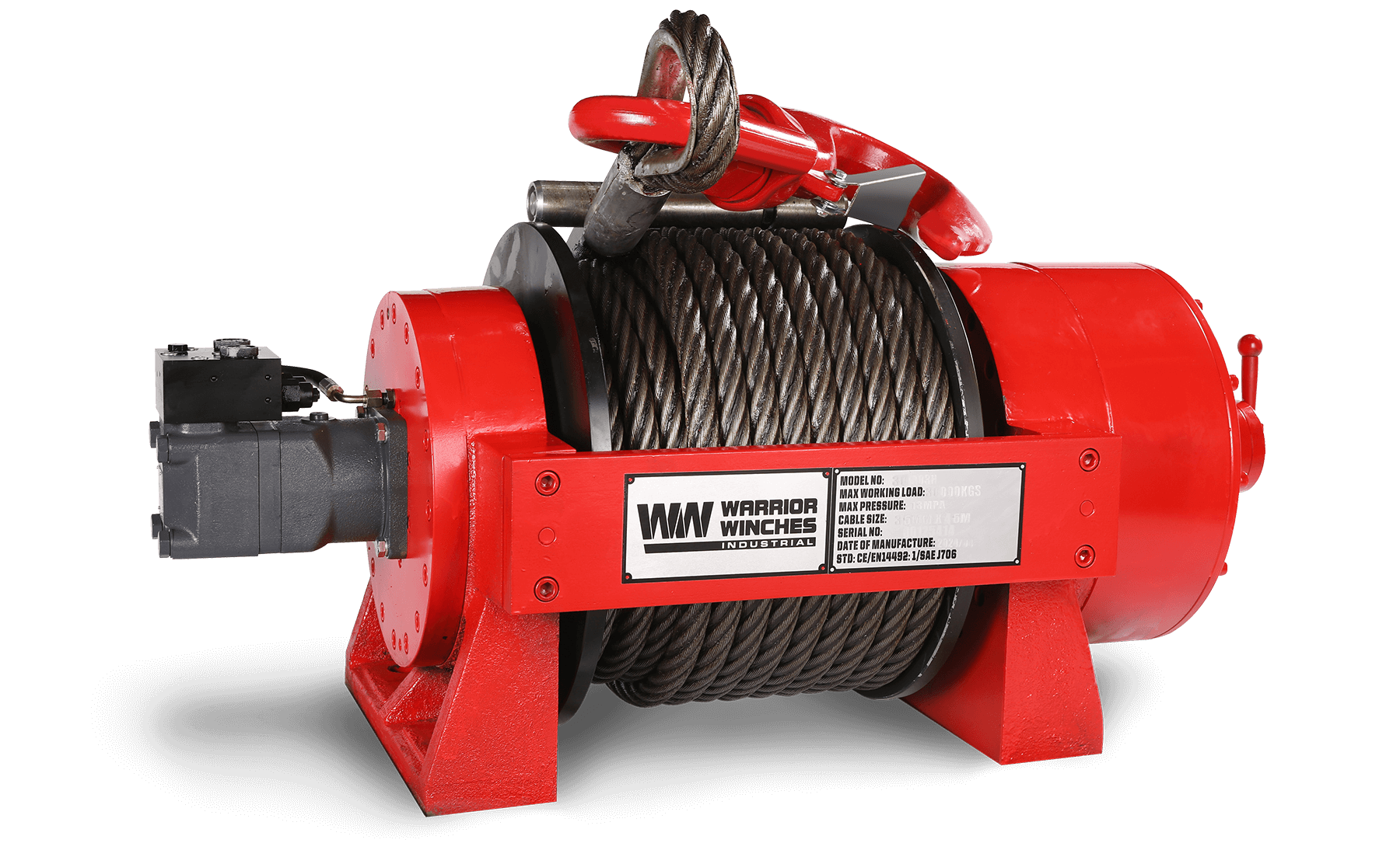 JR 30 Tonne Industrial Hydraulic Winch