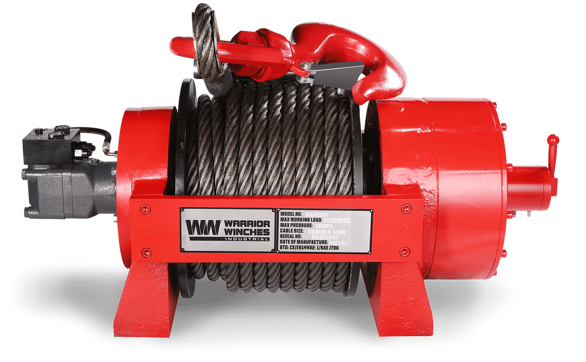 JR 30 Tonne Industrial Hydraulic Winch - Bimson Power