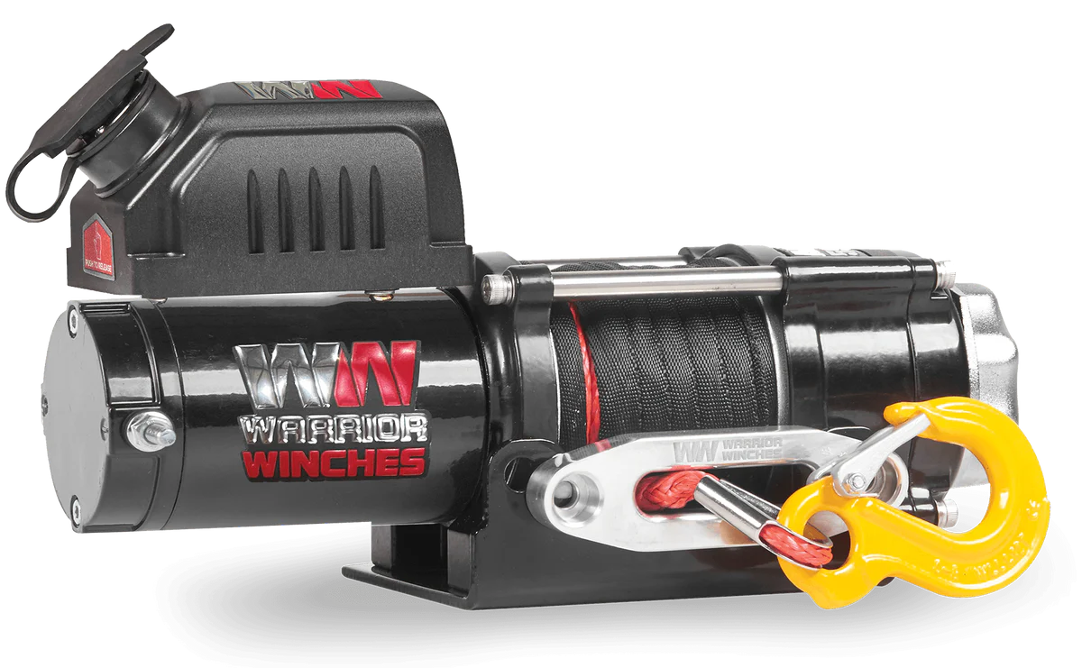 Warrior Ninja 3500lb Winch - 12v Synthetic Rope