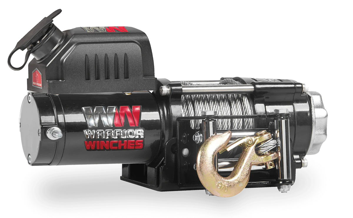 Warrior Ninja 3500lb Winch - 12v Steel Rope