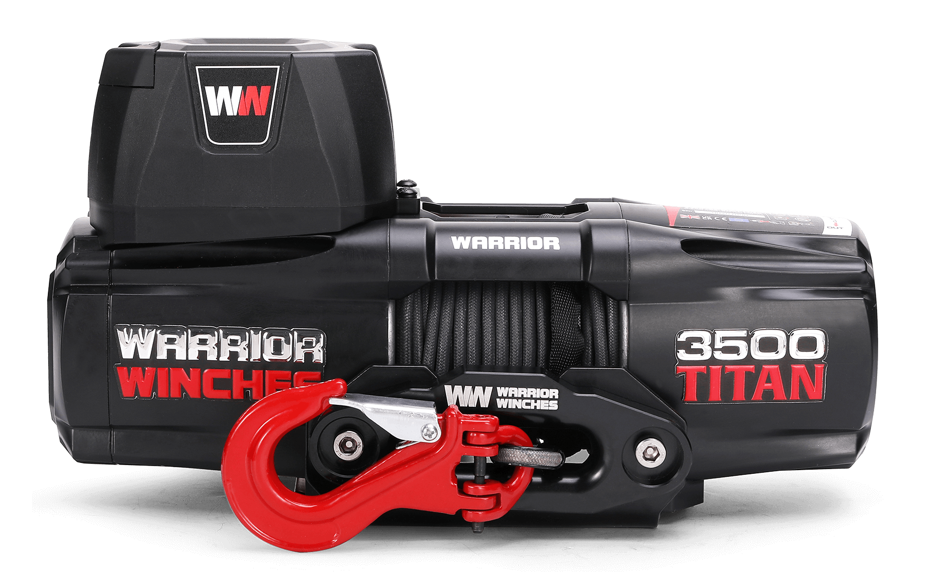 Titan 3500 Electric Winch - 12v Synthetic Rope - Bimson Power