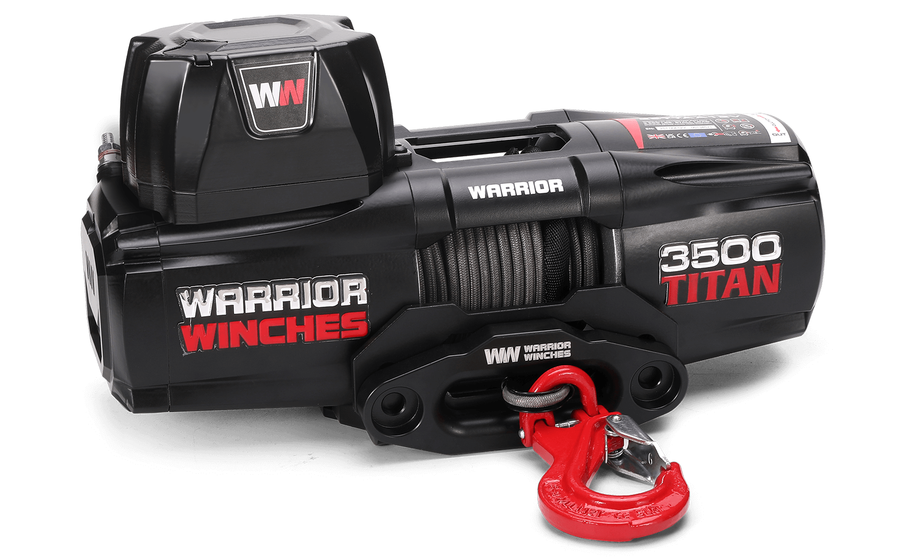 Titan 3500 Electric Winch - 12v Synthetic Rope - Bimson Power