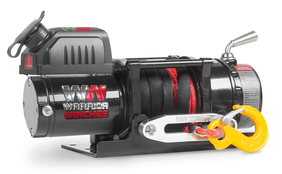 Warrior Ninja 4500lb Winch - 12v Synthetic Rope
