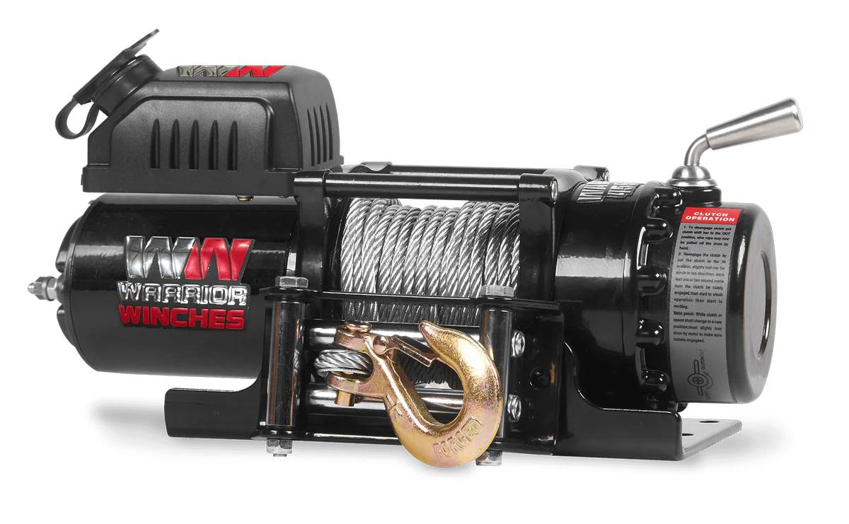 Warrior Ninja 4500lb Winch - 24v Steel Rope - Bimson Power