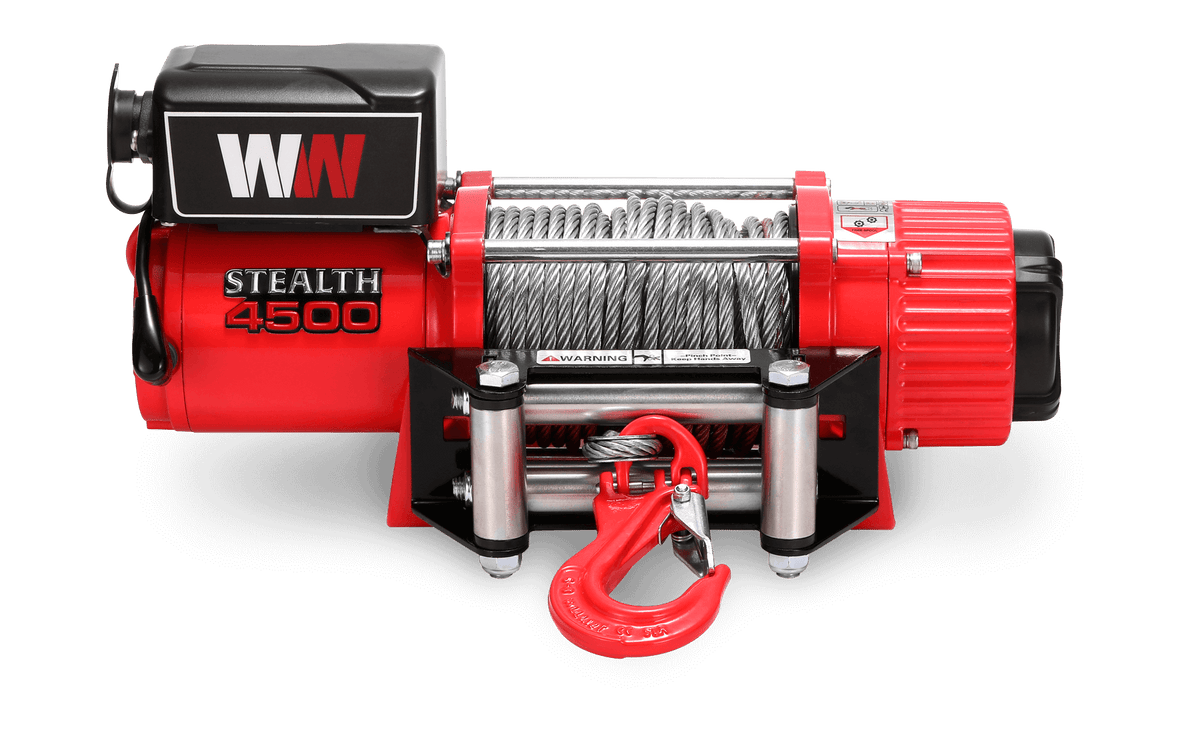 Stealth 4500lb Winch - 12v Steel Rope