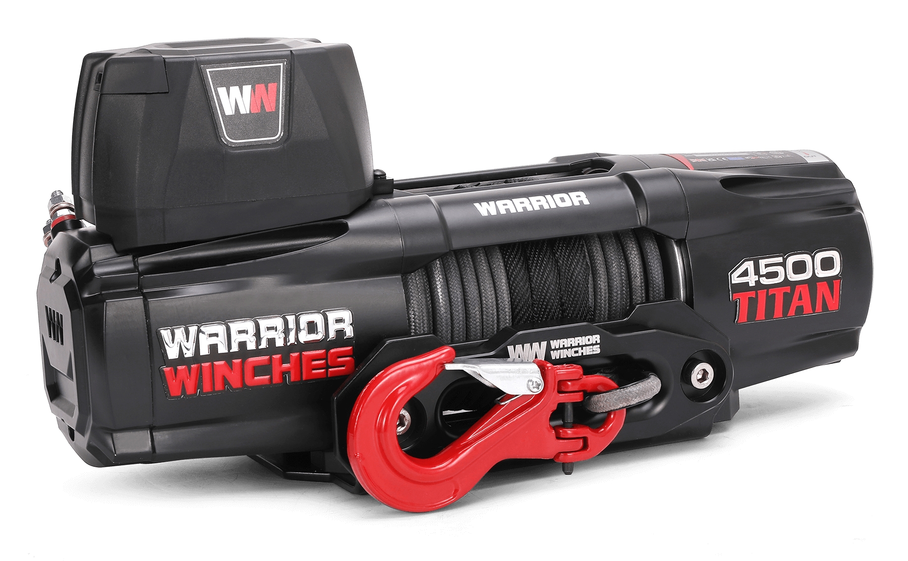 Titan 4500 Electric Winch - 12v Synthetic Rope