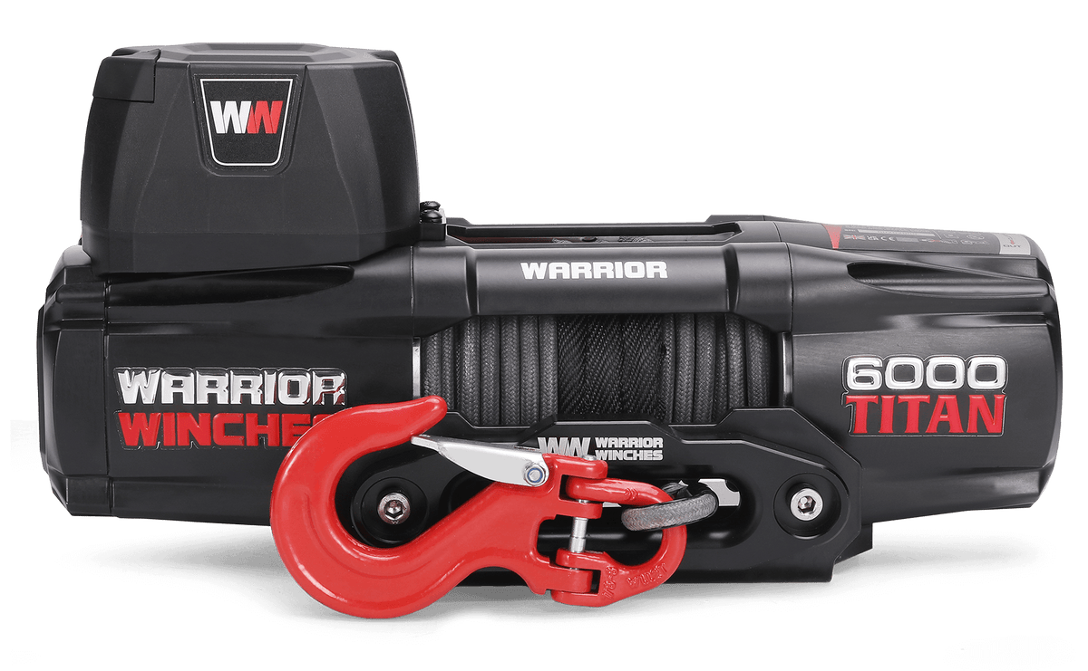 Titan 6000lb Electric Winch - 12v Synthetic Rope - Bimson Power