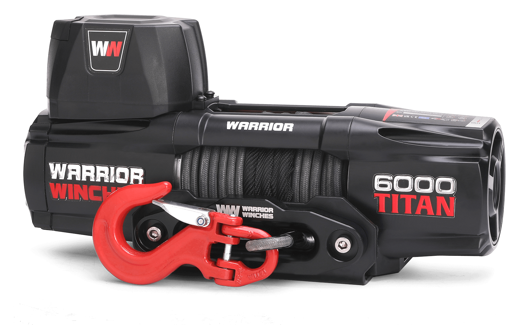 Titan 6000lb Electric Winch - 12v Synthetic Rope - Bimson Power