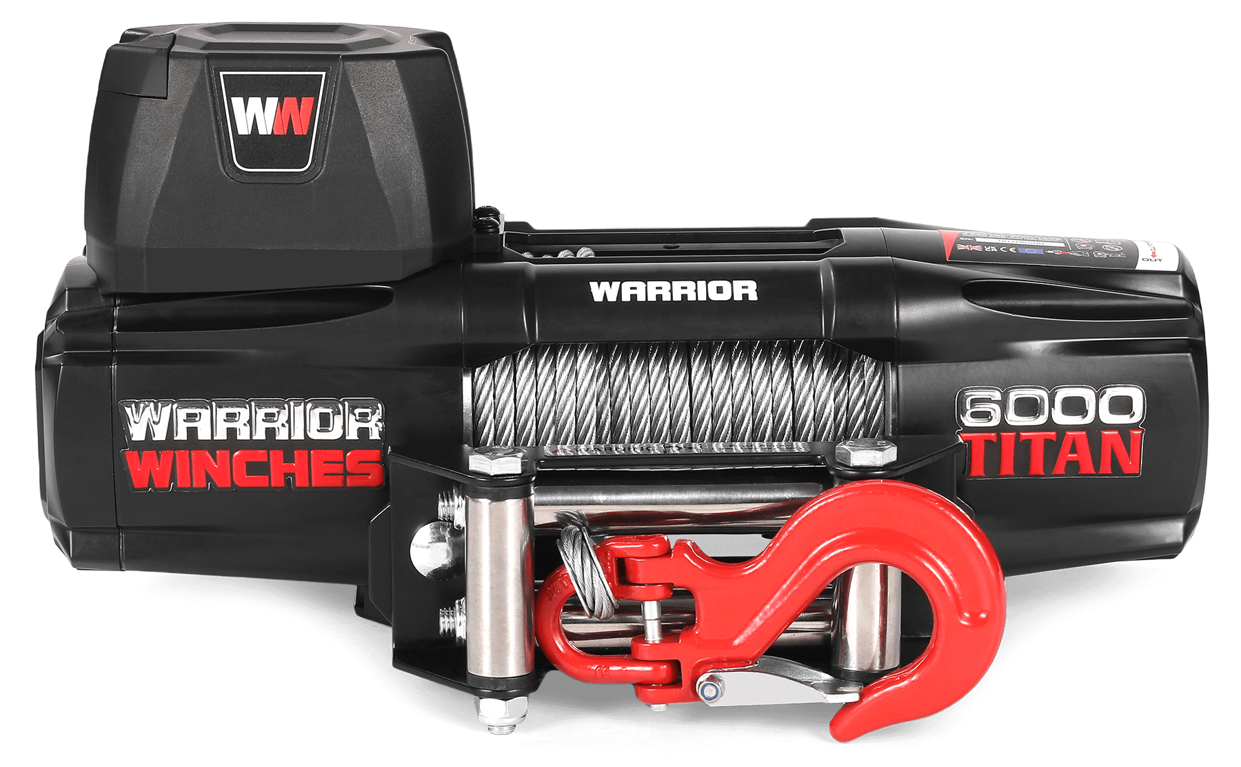 Titan 6000lb Electric Winch - 24v Steel Rope - Bimson Power