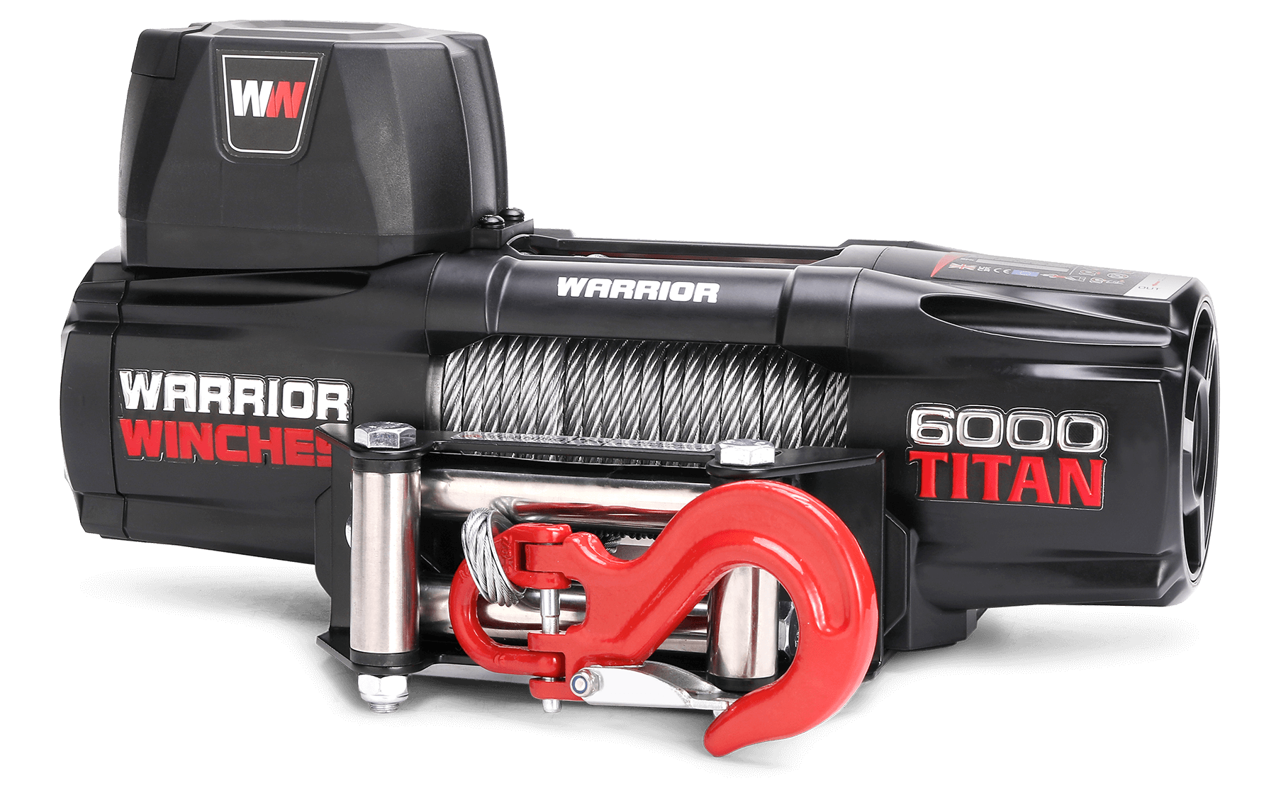Titan 6000lb Electric Winch - 24v Steel Rope - Bimson Power