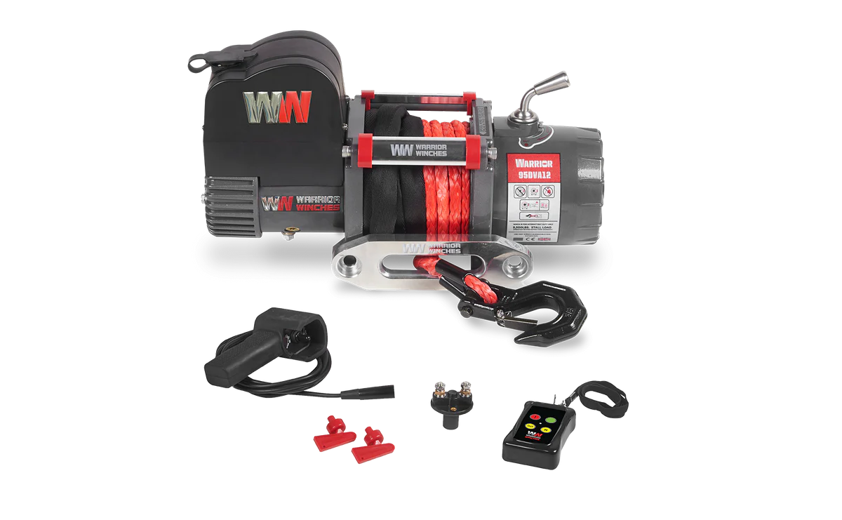 Warrior Samurai V2 Next Gen 9500lb Short Drum Winch
