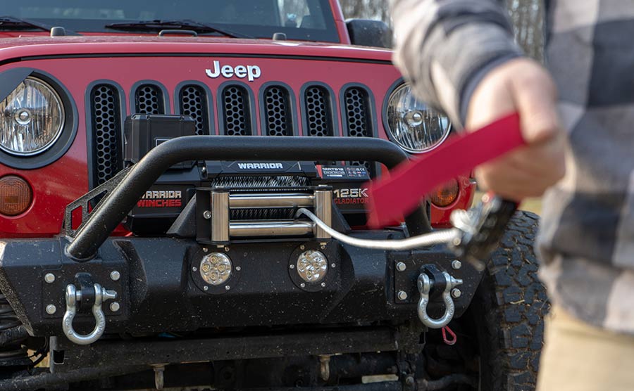 Gladiator R-Type 12500 Electric Winch - 12v Steel Rope - Bimson Power