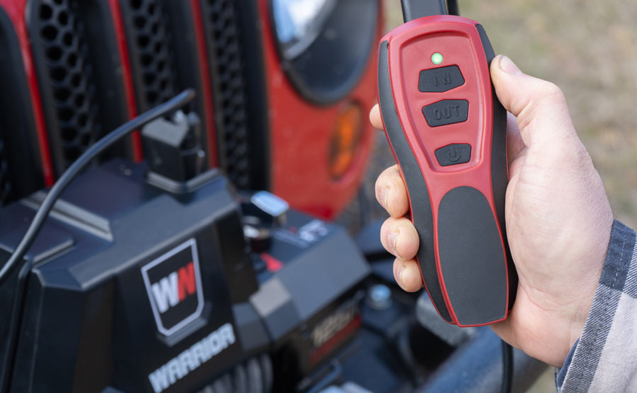 Gladiator F-Type 8000 Electric Winch - 12v Synthetic Rope - Bimson Power