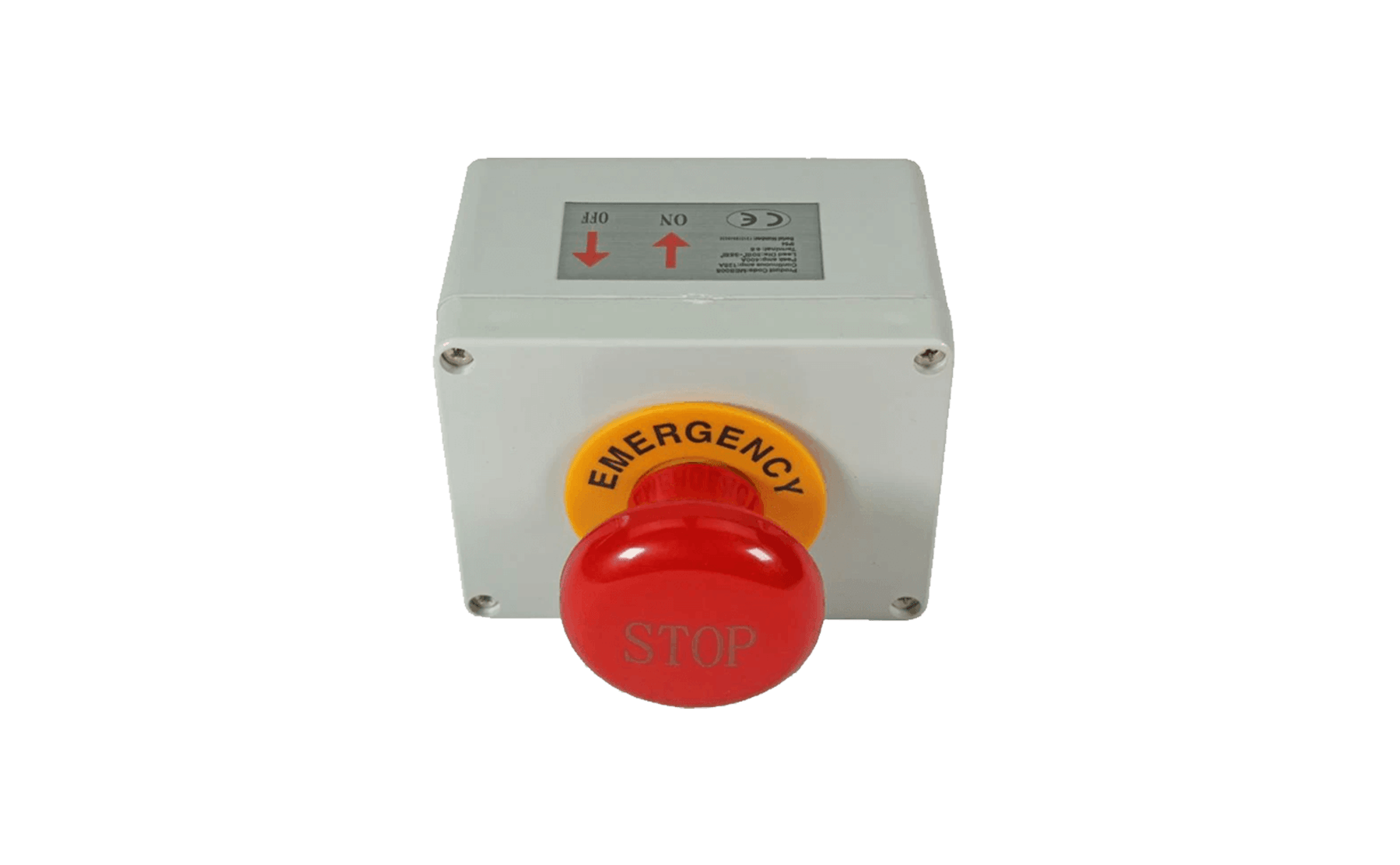 Warrior 400 amp Mushroom Emergency Stop in Casing - Bimson Power