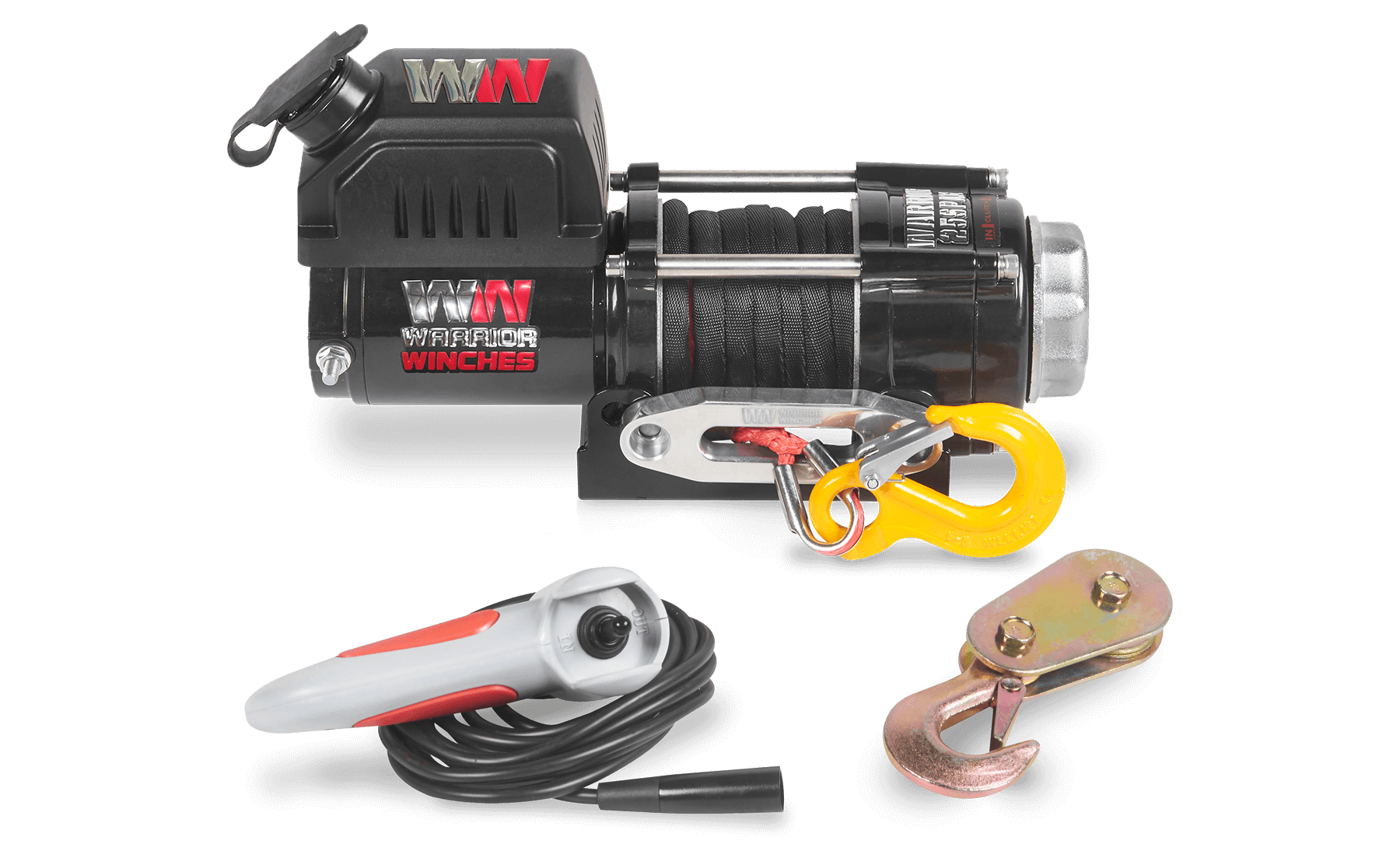 Ninja 2500 Electric Winch - 24v Synthetic Rope - Bimson Power