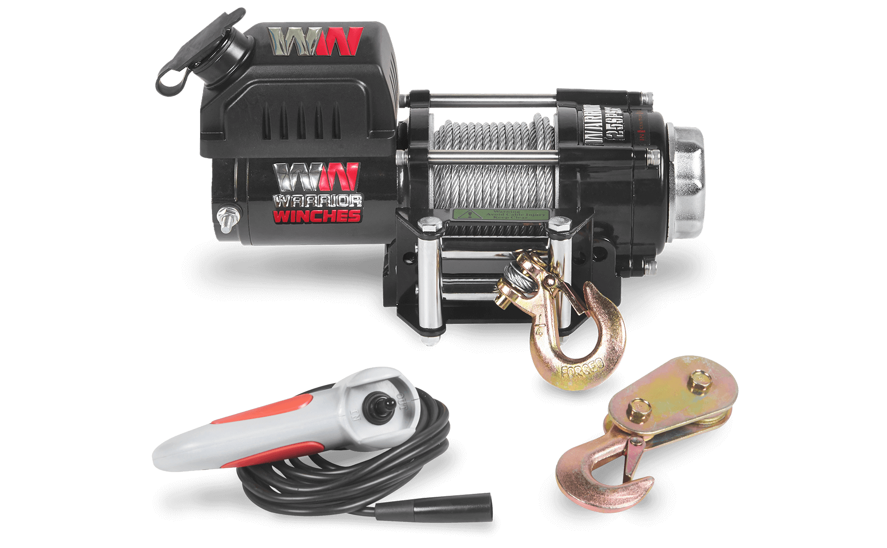 Ninja 2500 Electric Winch - 24v Steel Rope - Bimson Power