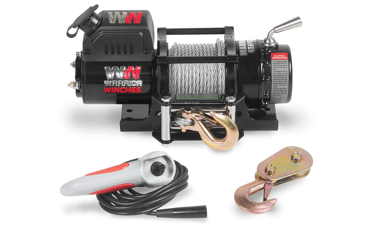Warrior Ninja 4500lb Winch - 24v Steel Rope - Bimson Power